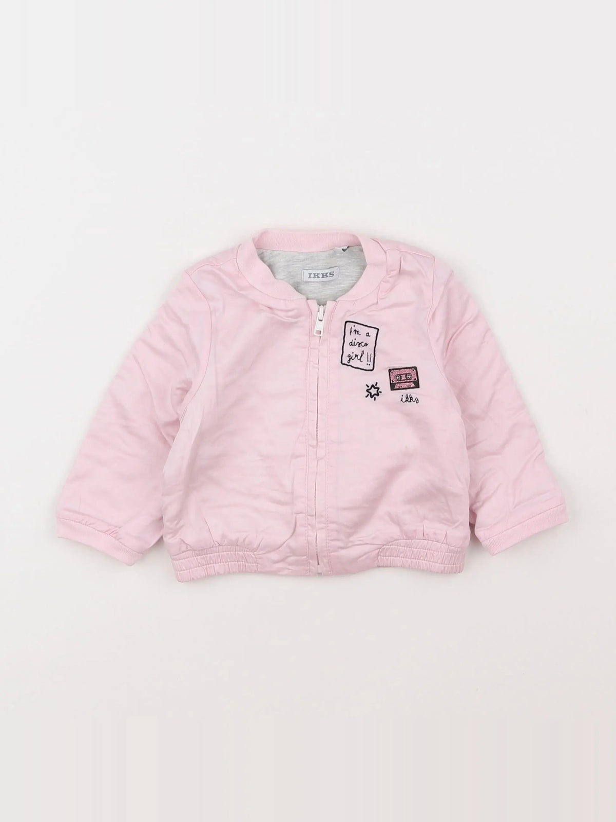 IKKS - veste rose - 12 mois