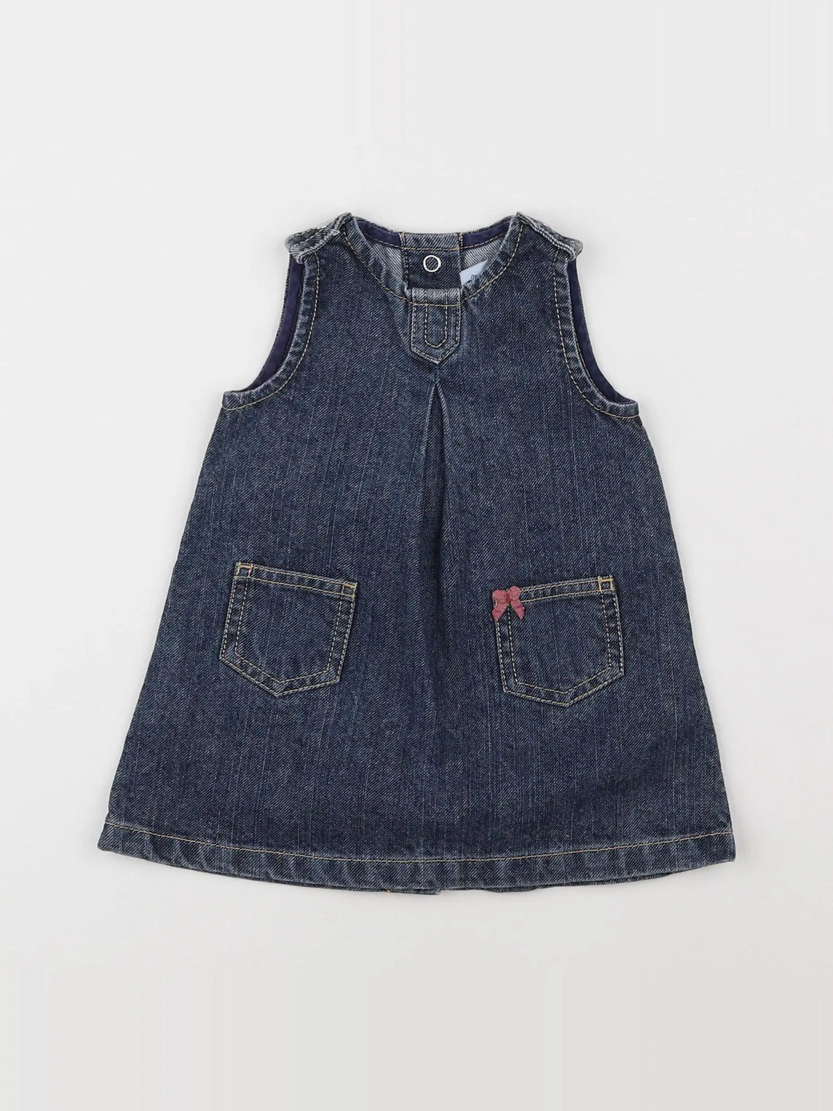 Petit Bateau - robe bleu - 3 mois