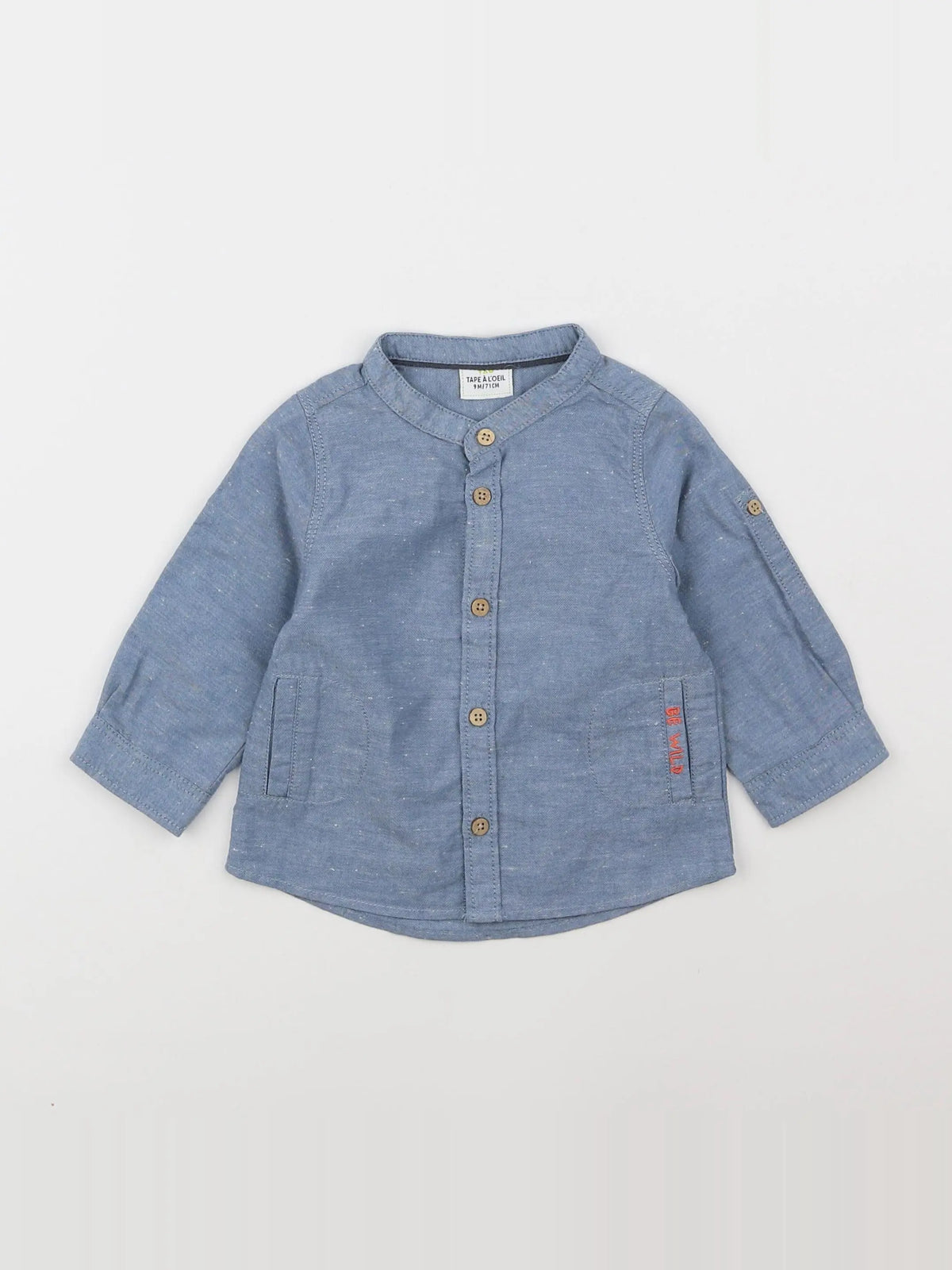 Tape à l'oeil - chemise gris - 9 mois