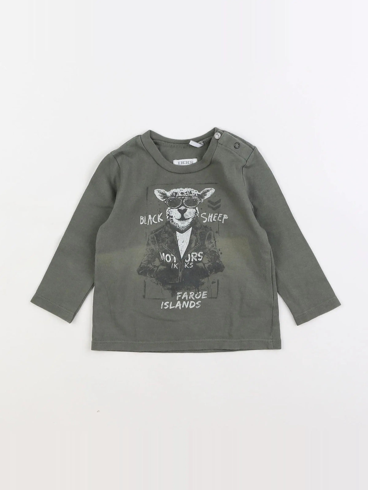 IKKS - tee-shirt vert - 6 mois