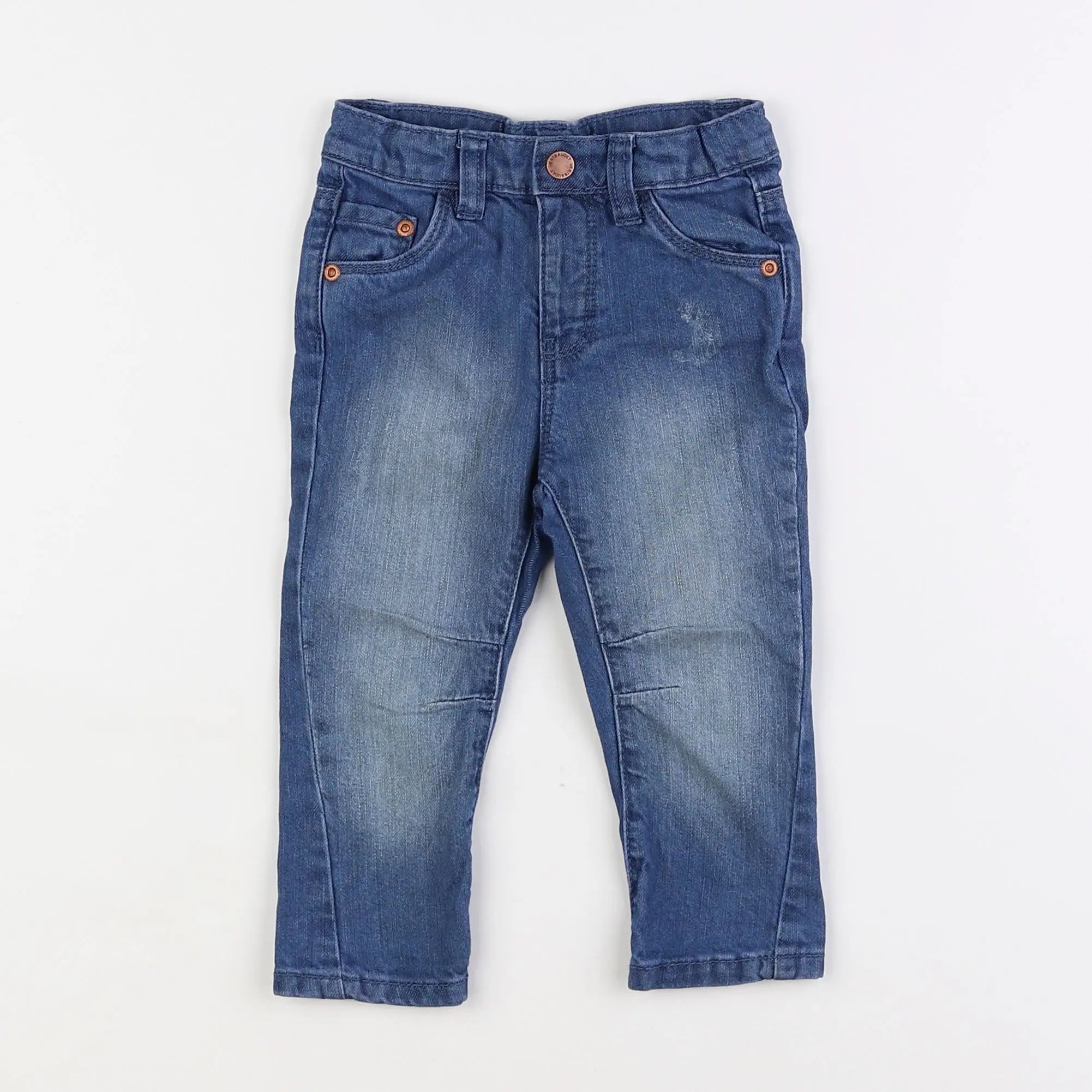 Vertbaudet - jean bleu - 9 mois