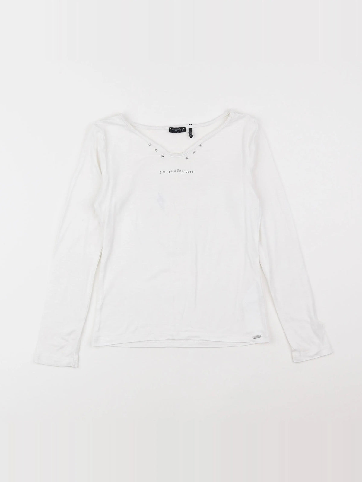 IKKS - tee-shirt imprimé au dos blanc - 8 ans