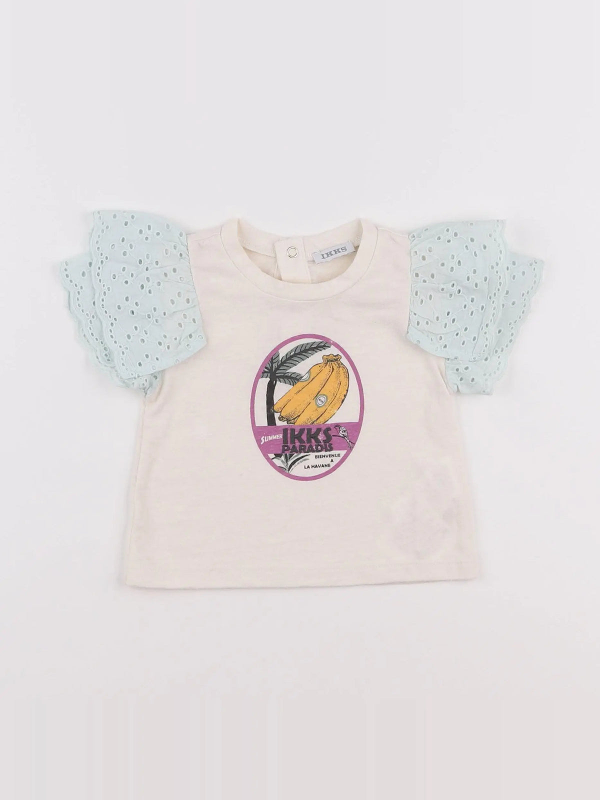 IKKS - tee-shirt multicolore - 6 mois