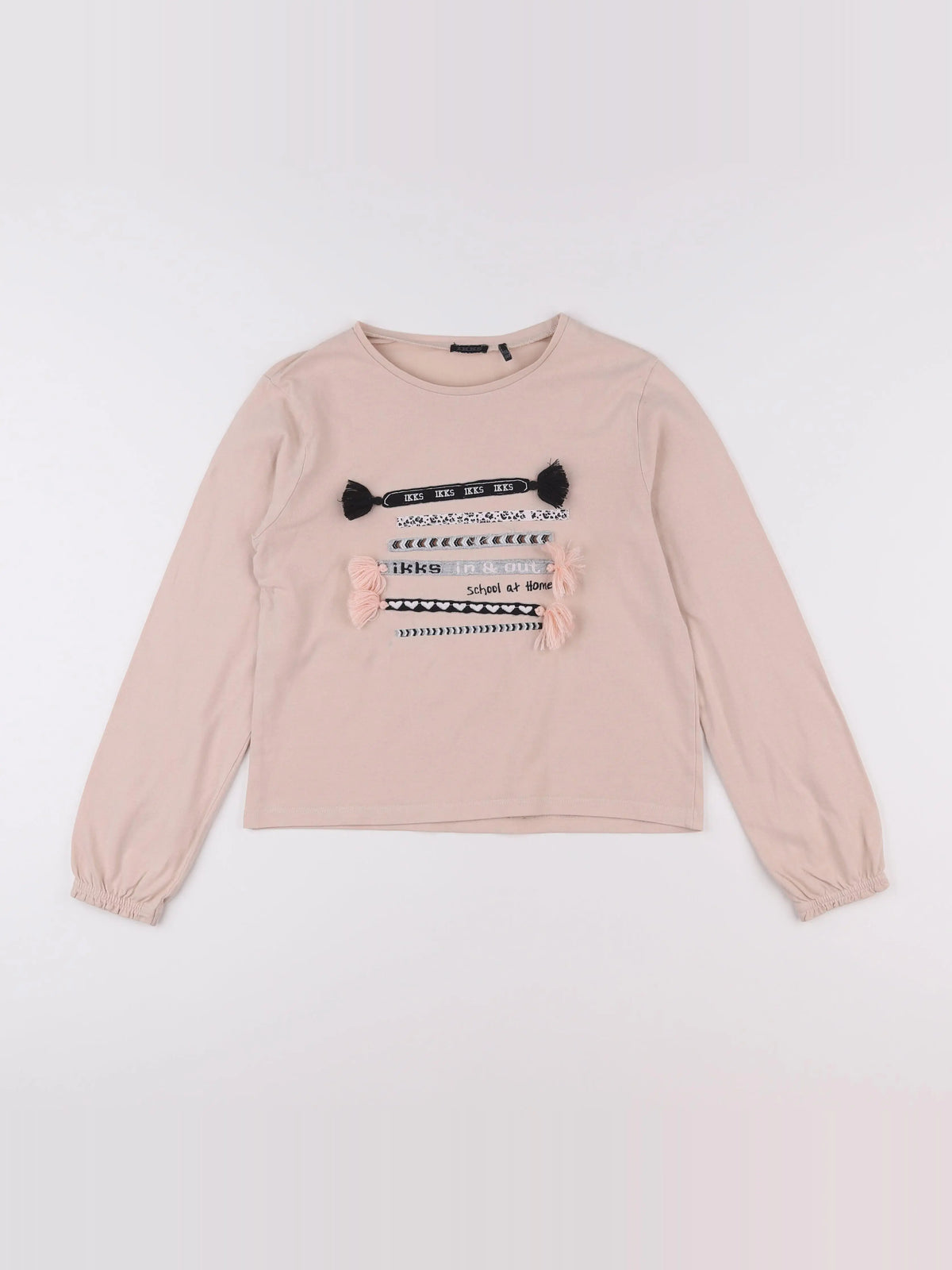 IKKS - tee-shirt rose - 10 ans