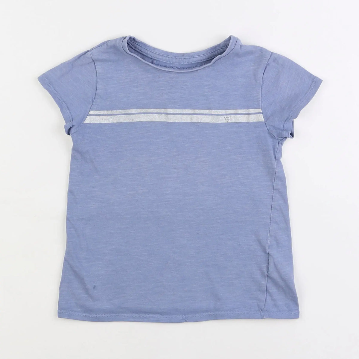 Vertbaudet - tee-shirt bleu - 6 ans