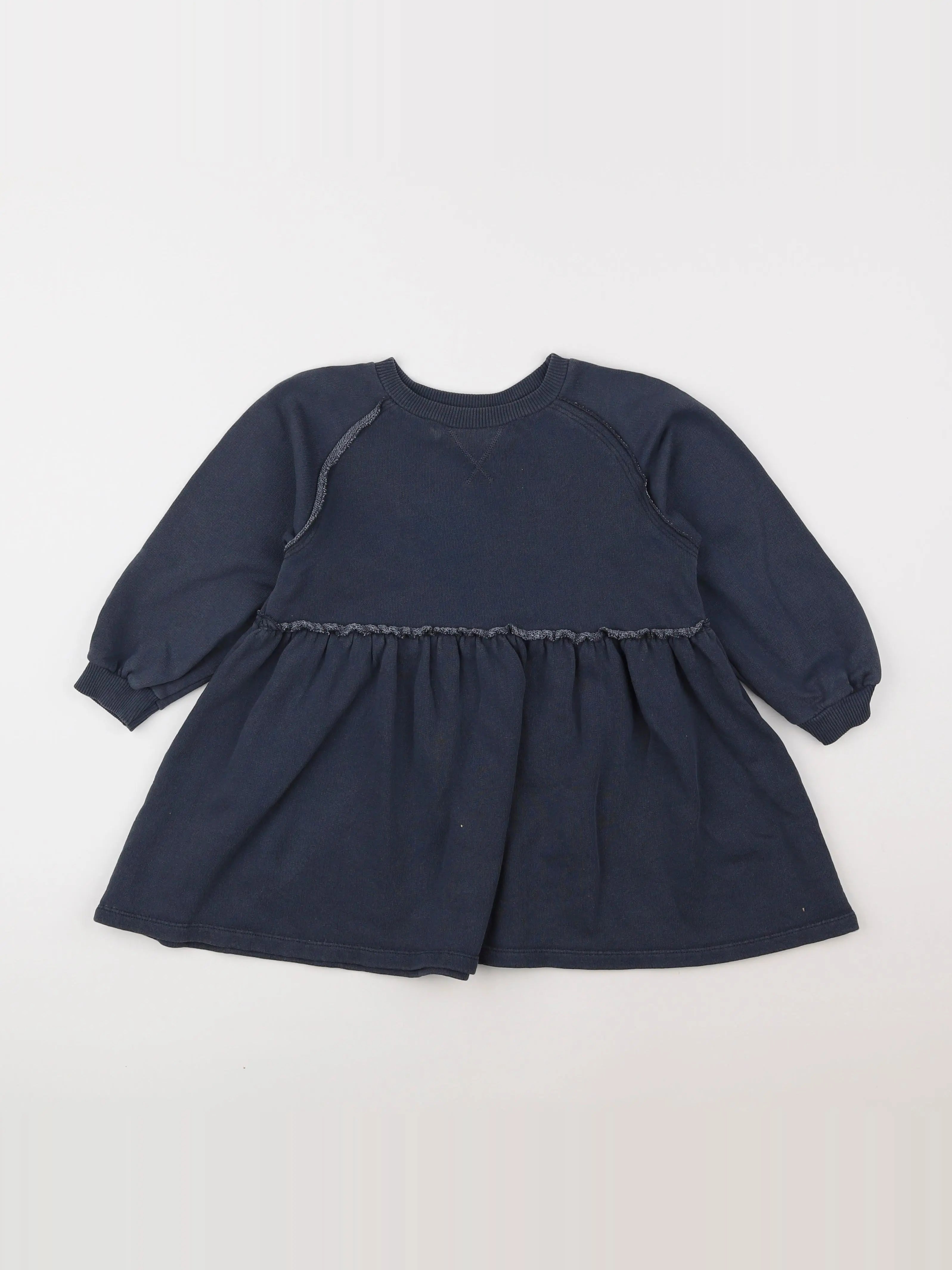 Zara - robe gris - 2/3 ans