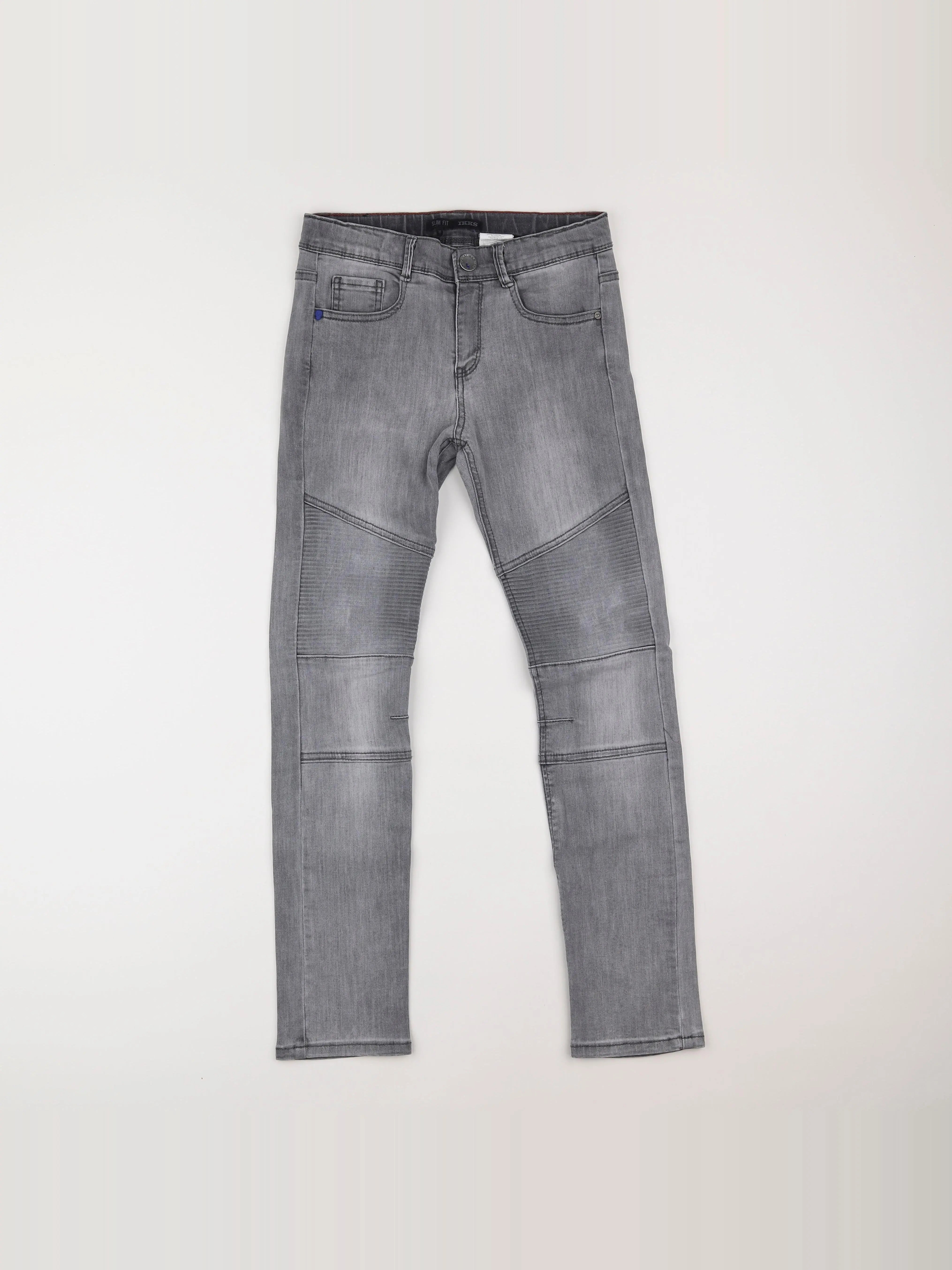 IKKS - jean gris - 12 ans