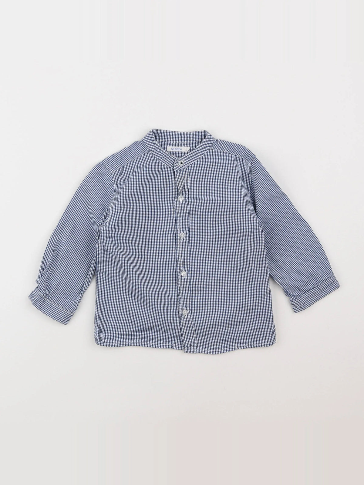 Boutchou - chemise bleu - 18 mois