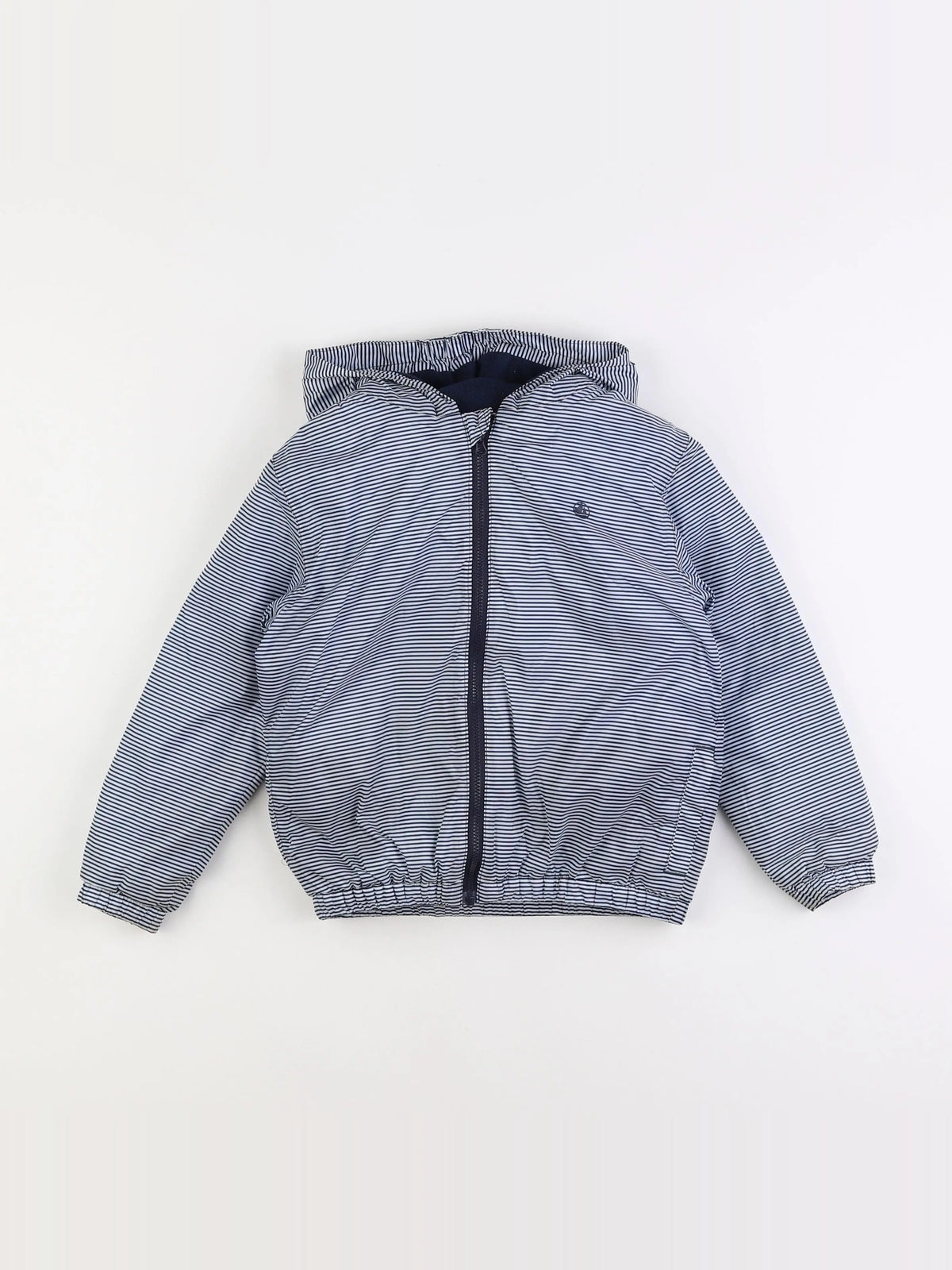 Petit Bateau - imperméable bleu - 6 mois