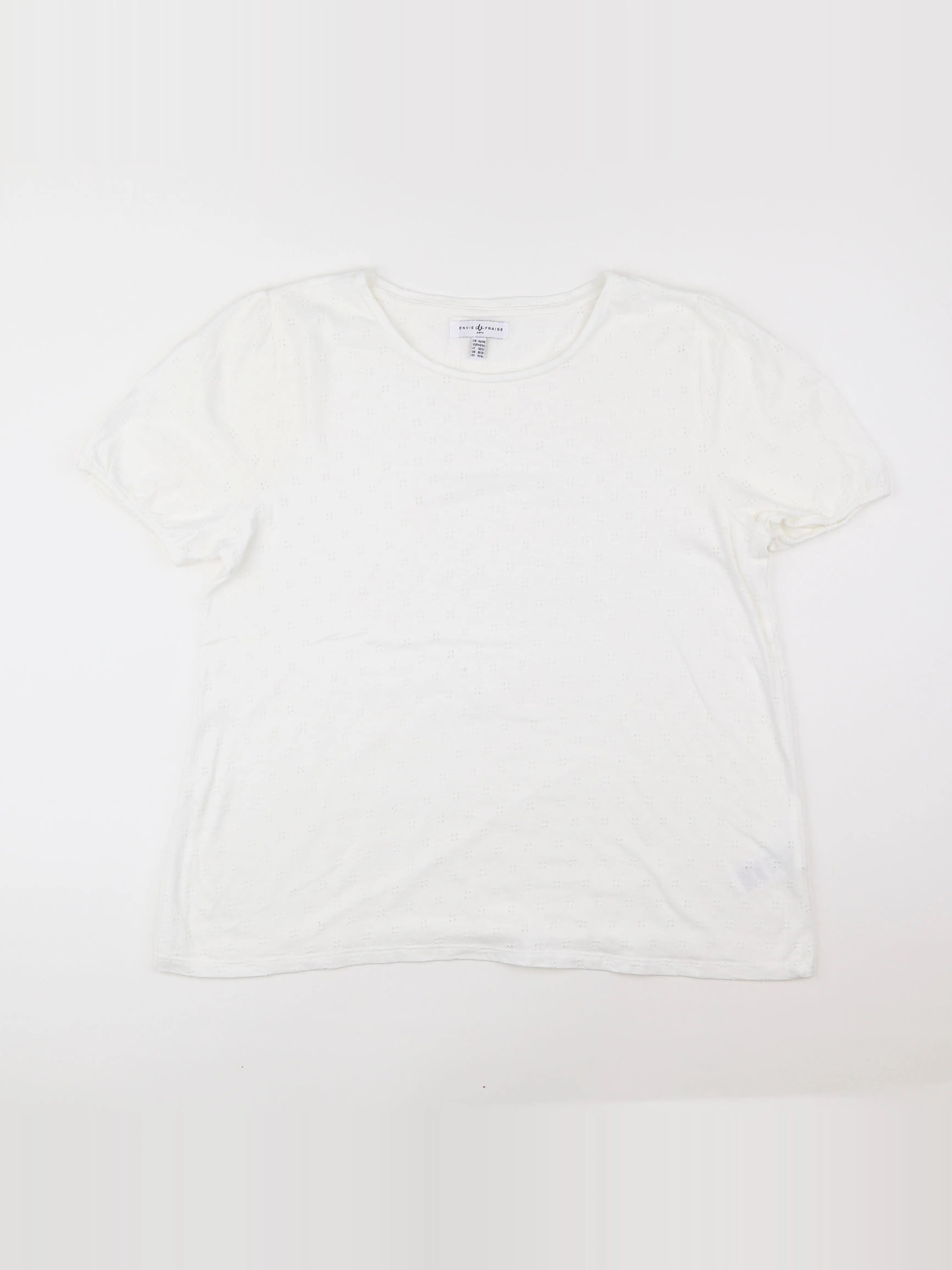 Envie de fraise - tee-shirt grossesse blanc - 46 à 48