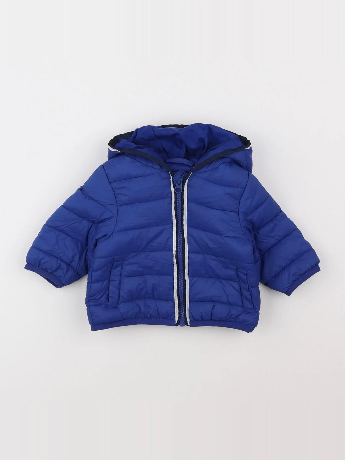 Vertbaudet - doudoune bleu - 3 mois