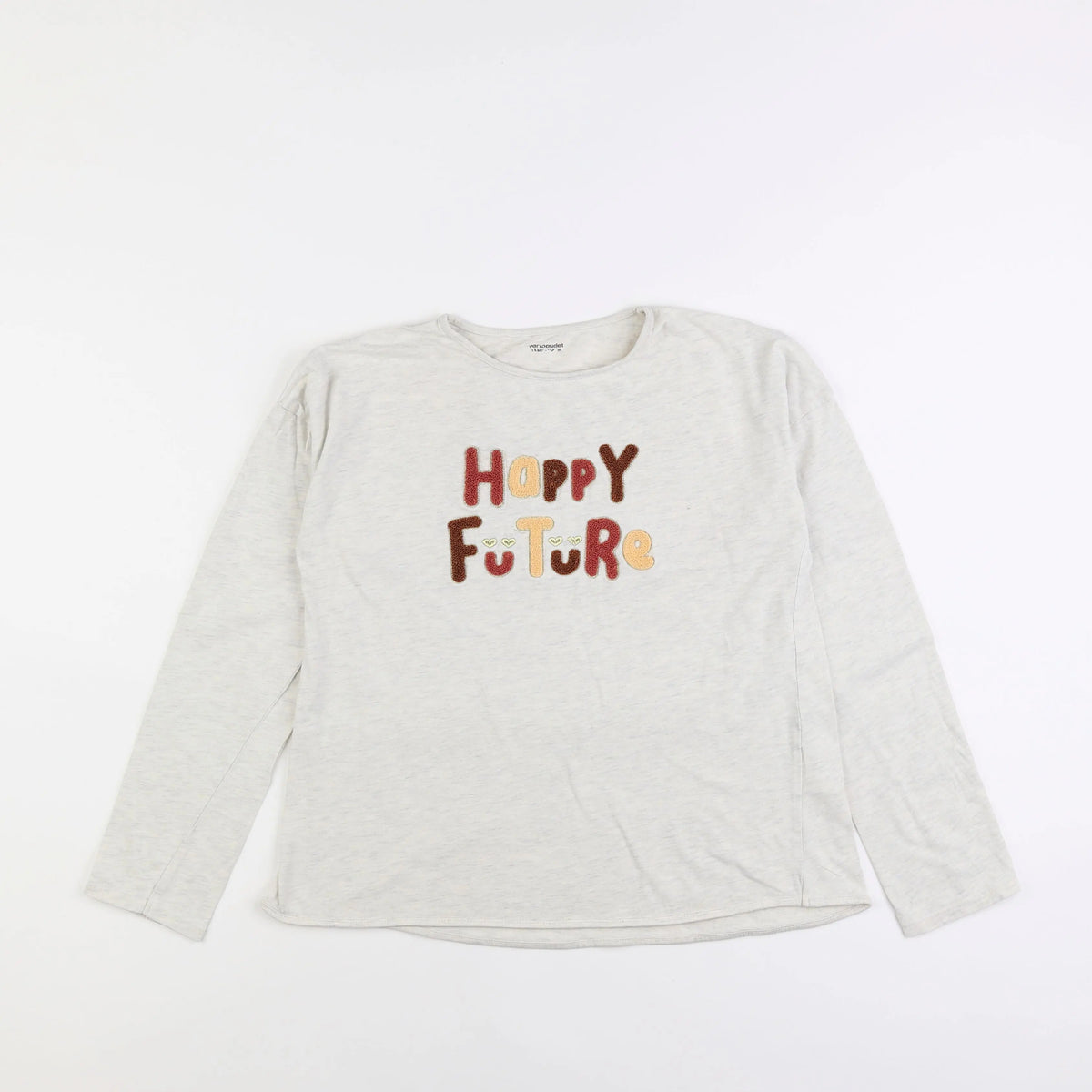 Vertbaudet - tee-shirt beige - 14 ans