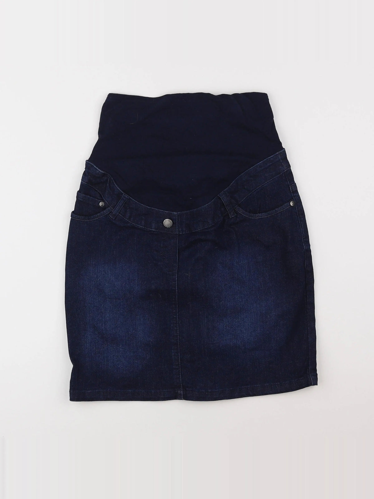 Vertbaudet - jupe grossesse bleu - 34