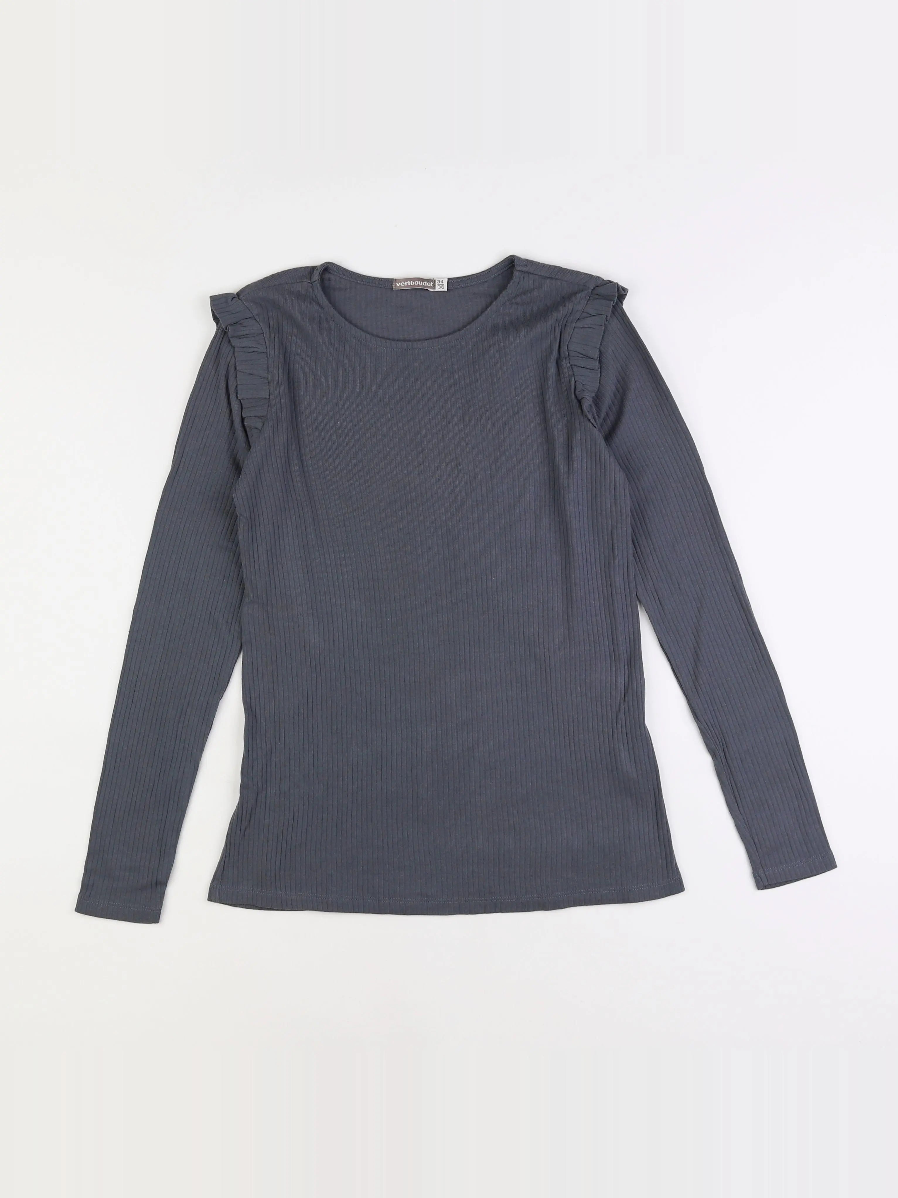 Vertbaudet - tee-shirt grossesse gris - 34 à 36