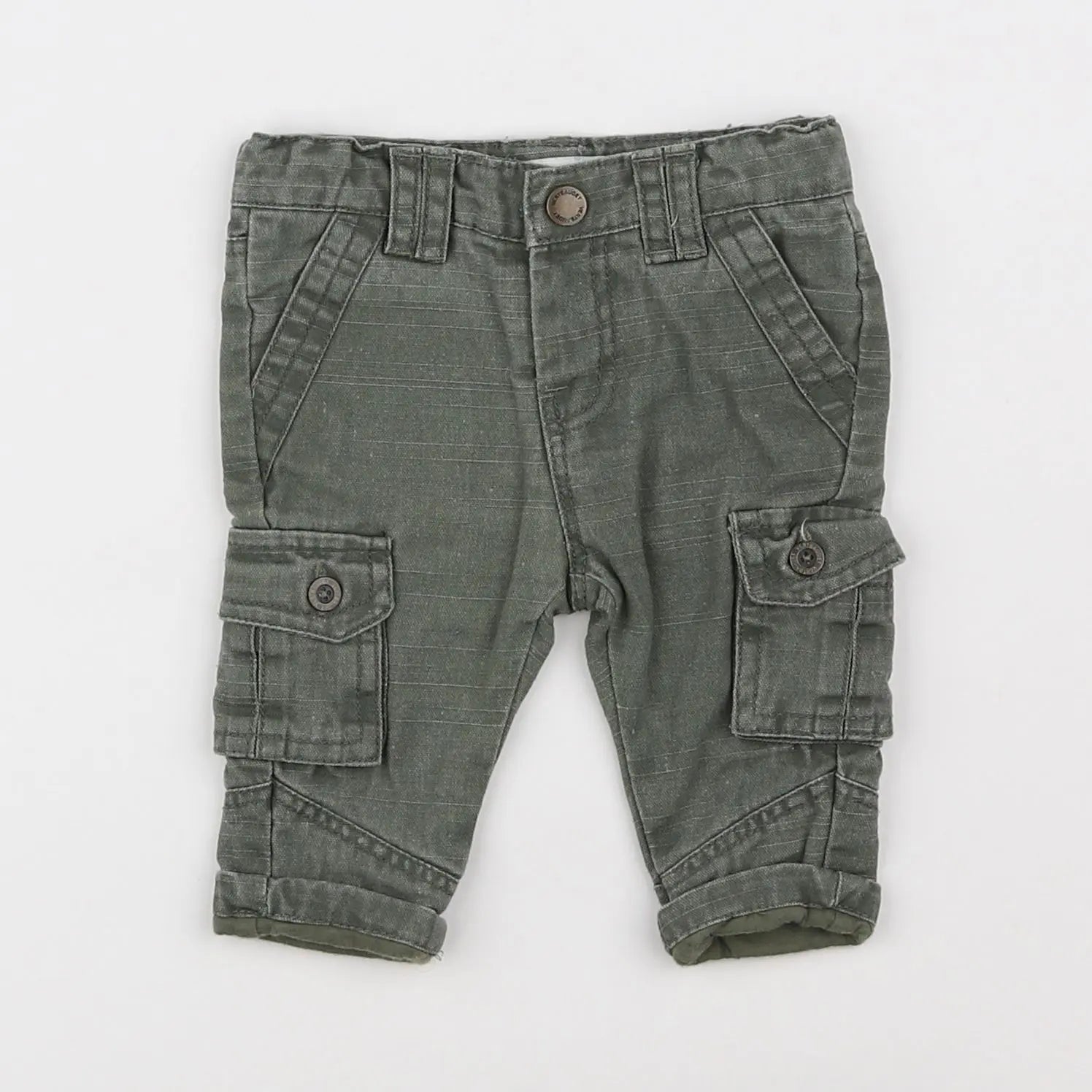 Vertbaudet - pantalon vert - 3 mois