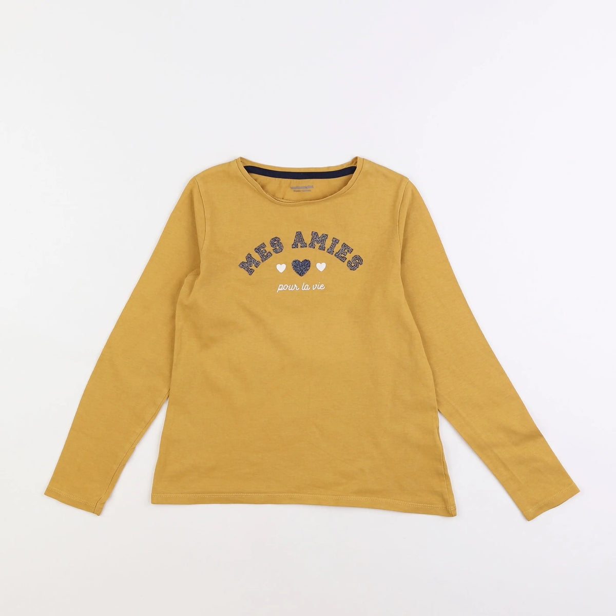 Vertbaudet - tee-shirt jaune - 8 ans