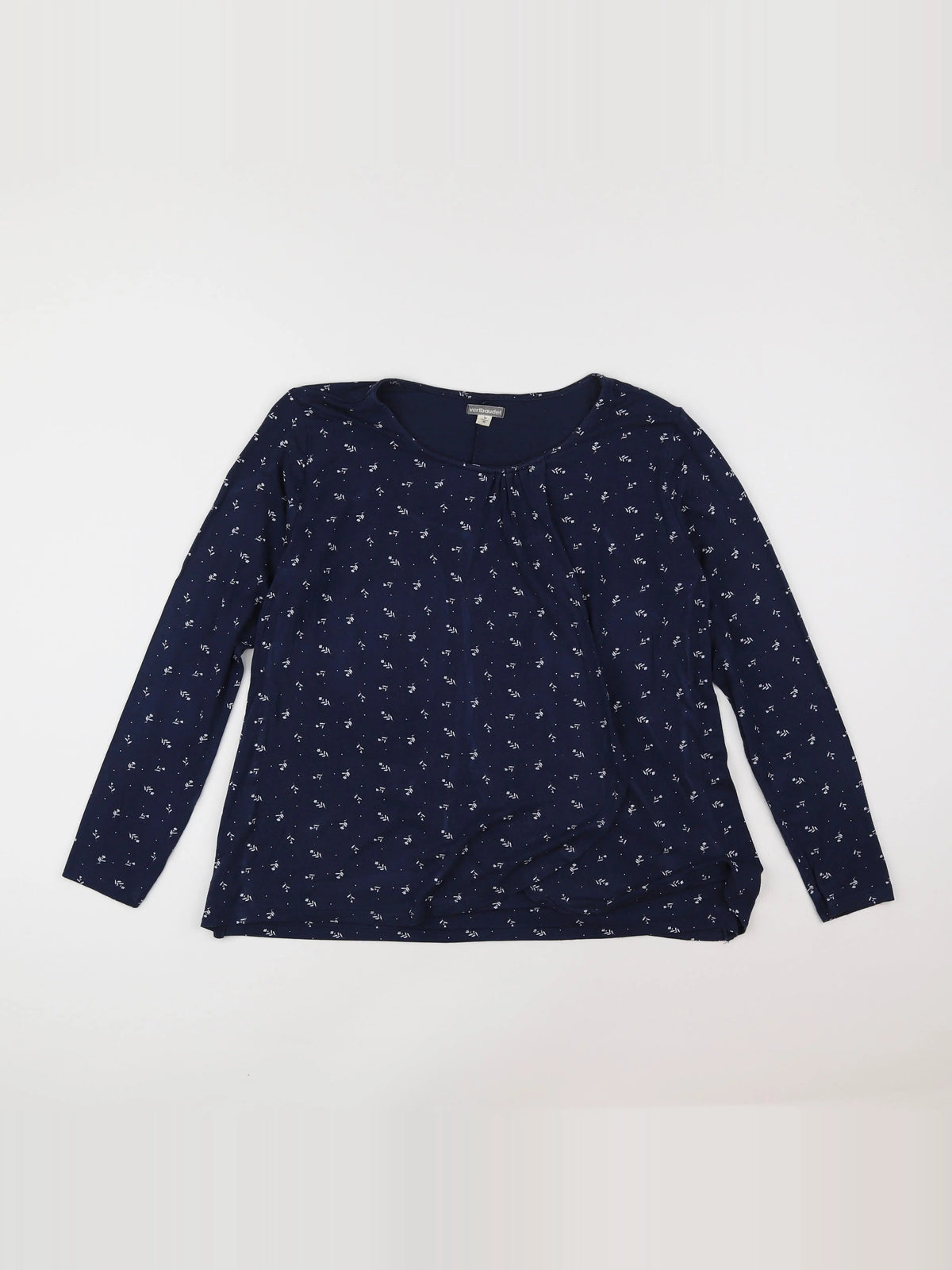 Vertbaudet - tee-shirt grossesse, allaitement bleu - 34 à 36