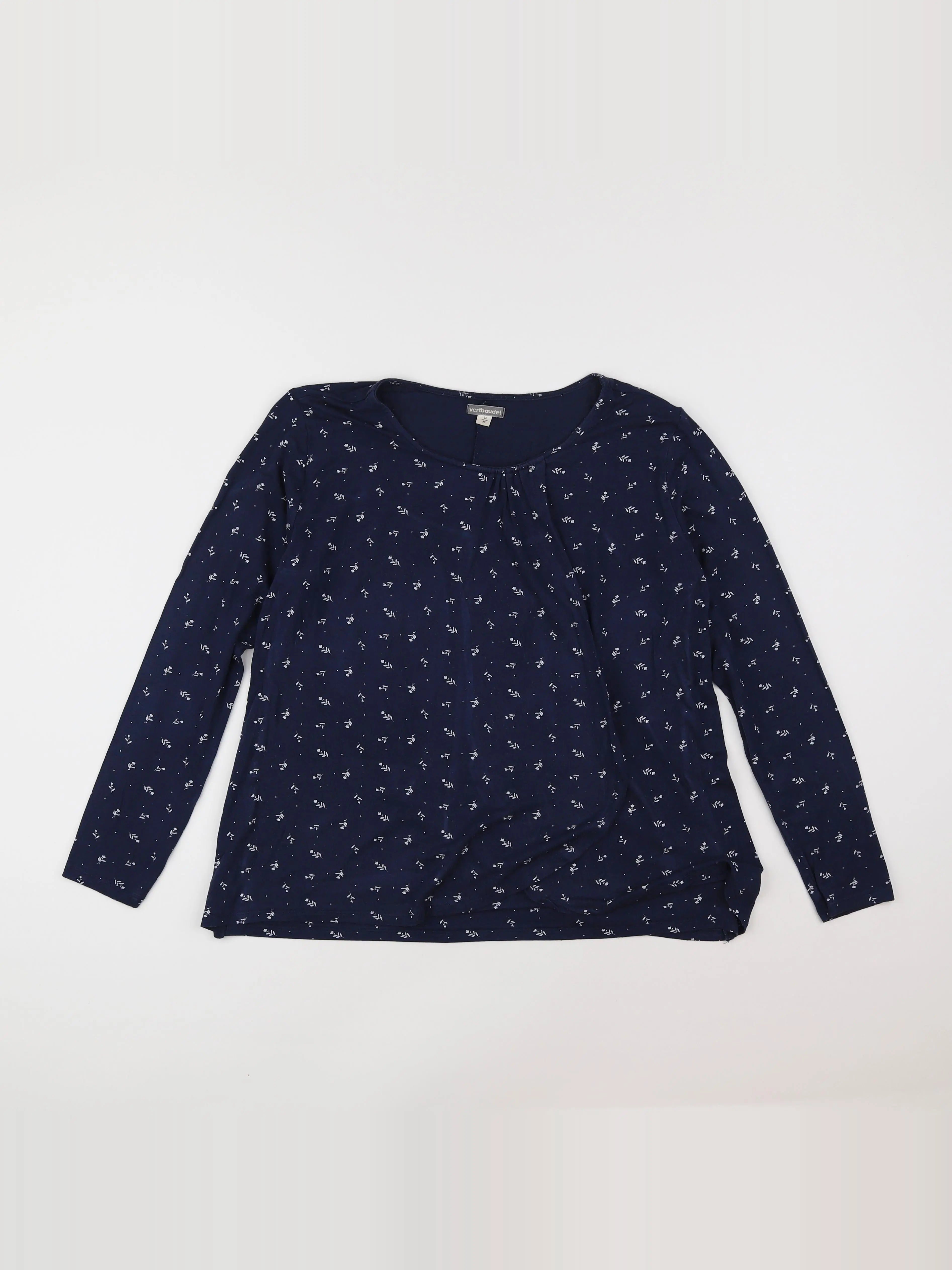 Vertbaudet - tee-shirt grossesse, allaitement bleu - 34 à 36