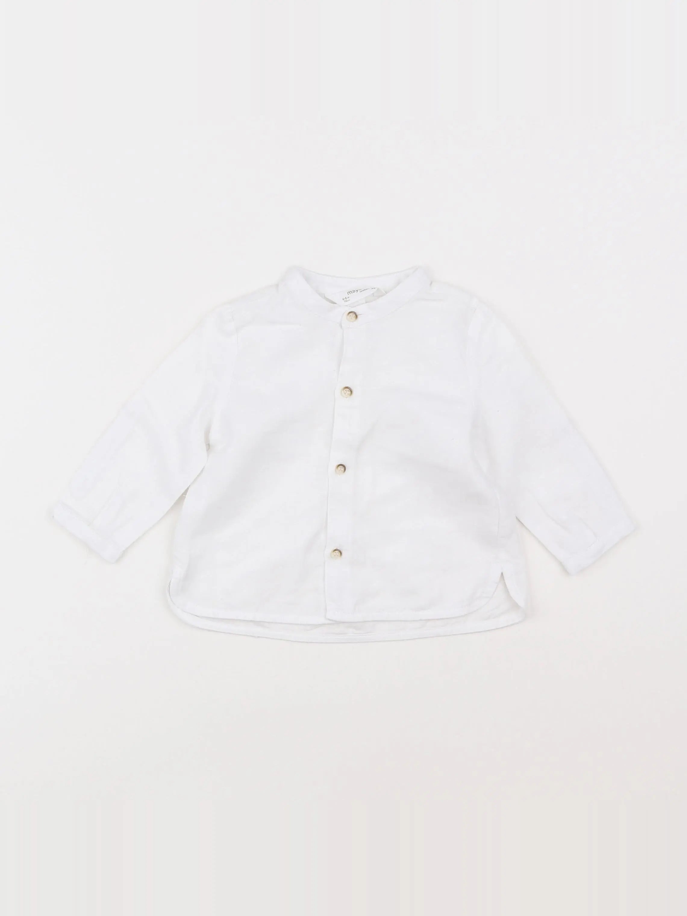 Mayoral - chemise blanc - 3/6 mois