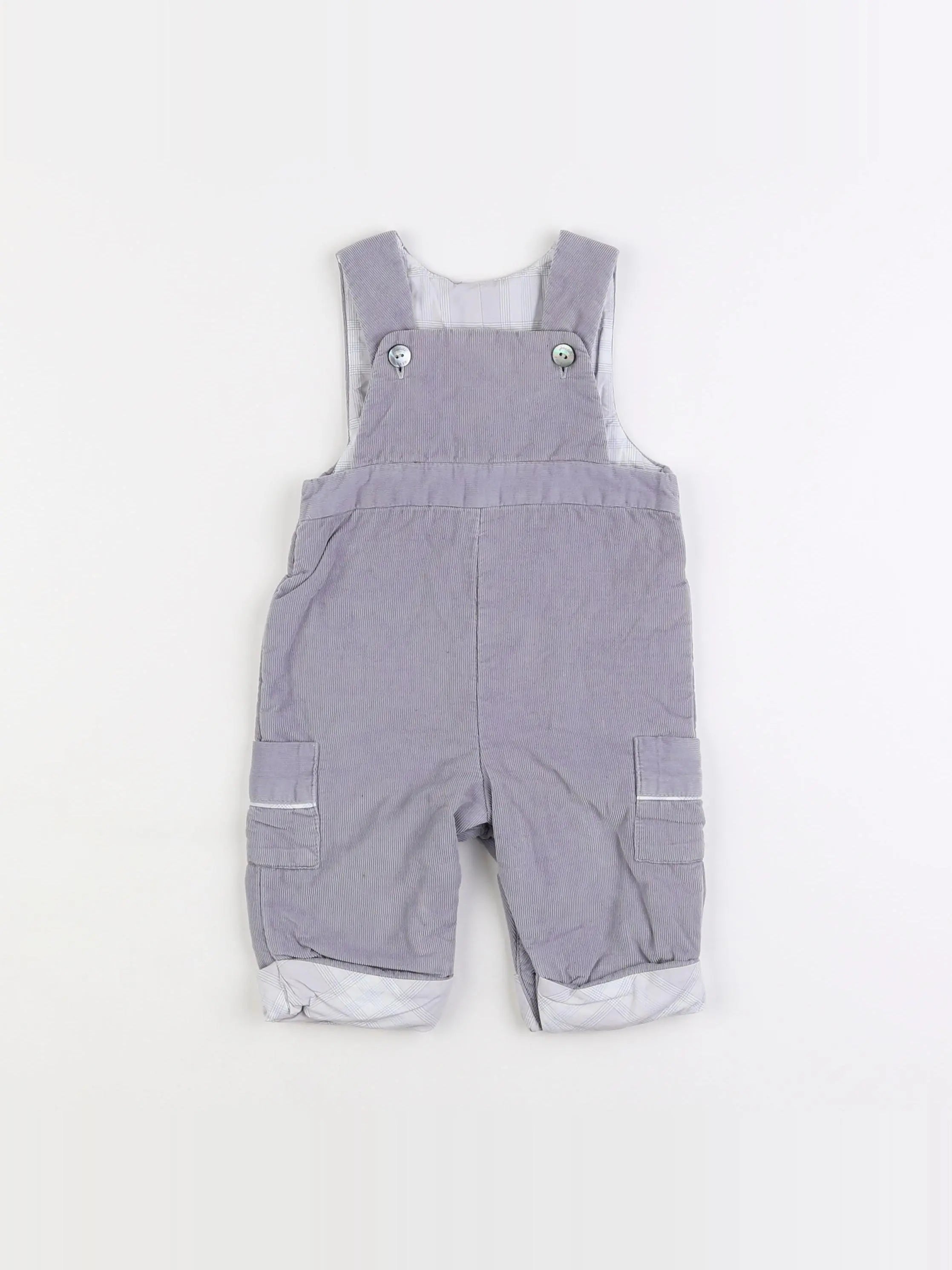 Jacadi - salopette gris - 6 mois