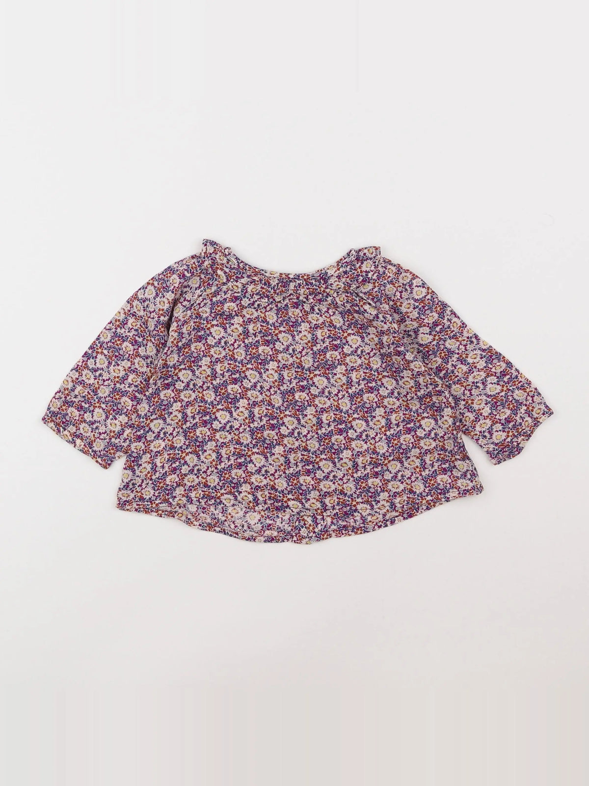 Boutchou - blouse multicolore - 6 mois