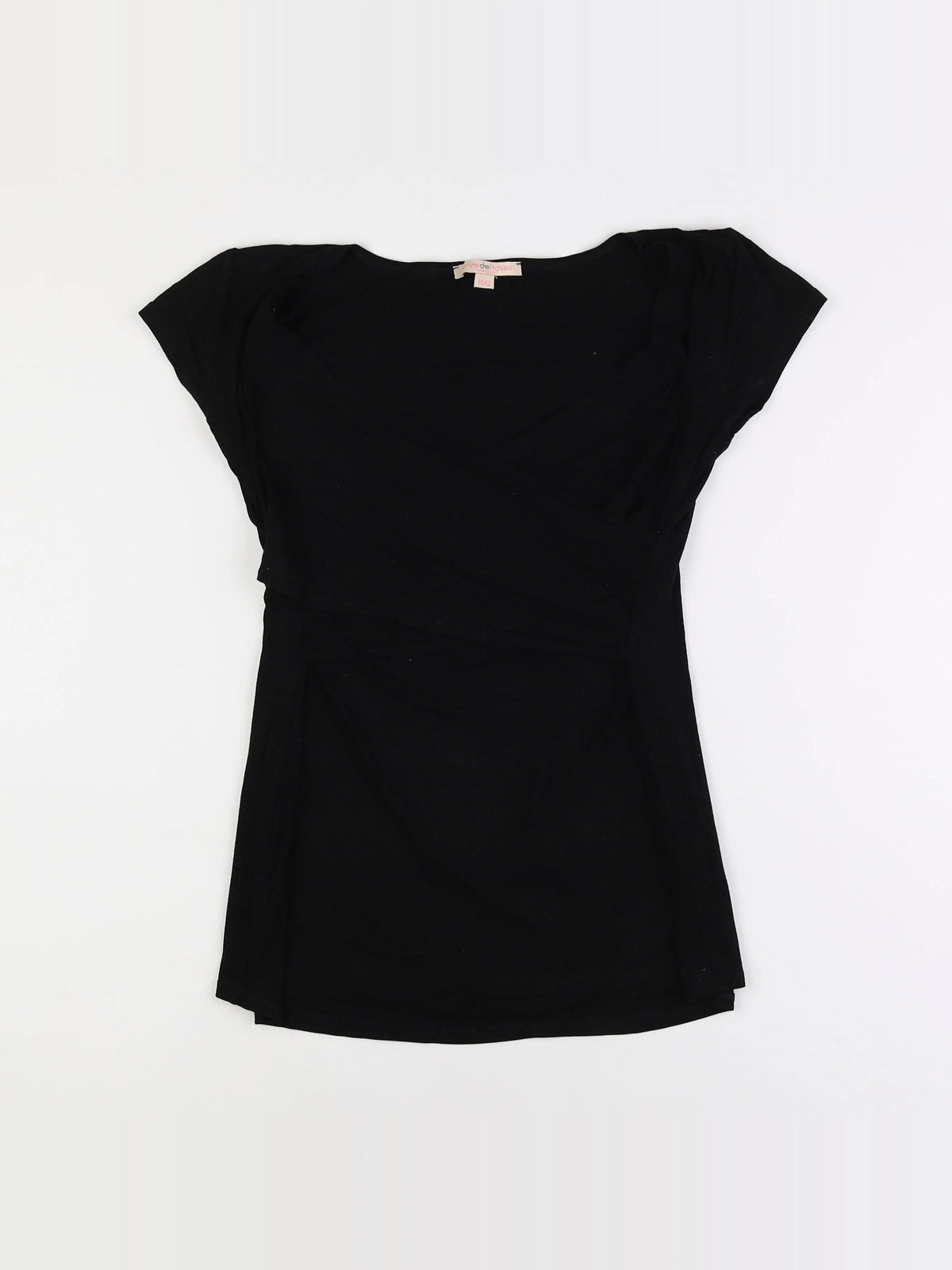 Envie de fraise - tee-shirt grossesse noir - 40 à 42