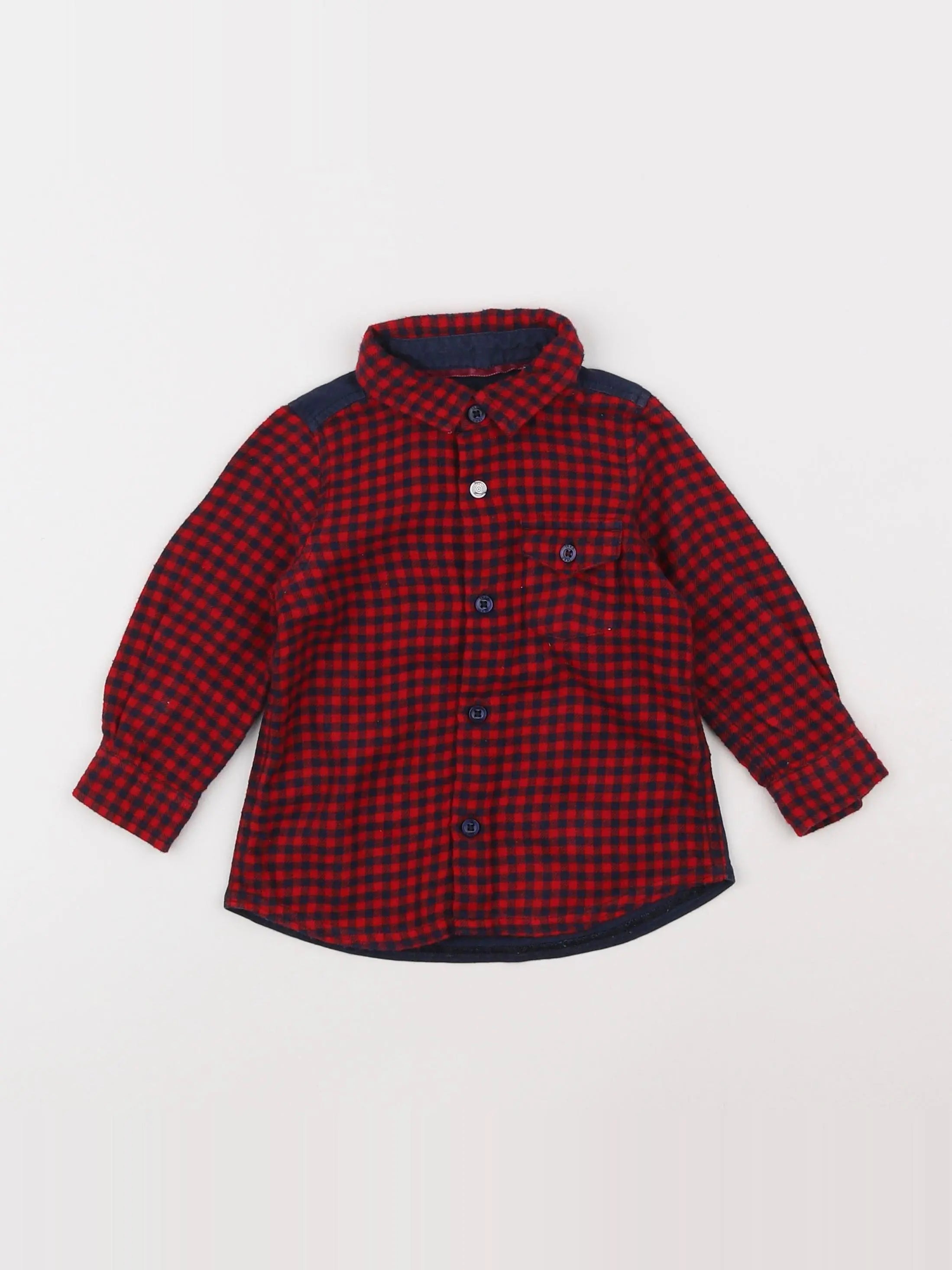 IKKS - chemise rouge - 18 mois