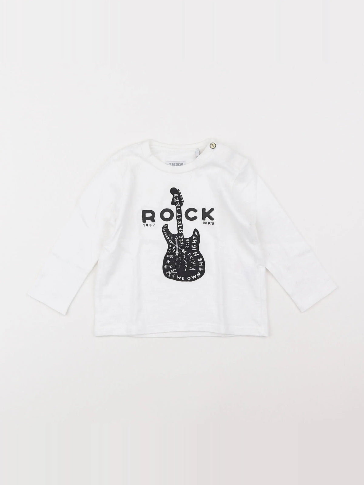 IKKS - tee-shirt blanc - 12 mois