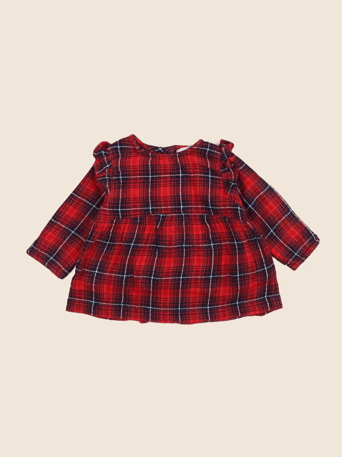 Vertbaudet - blouse rouge - 3 mois
