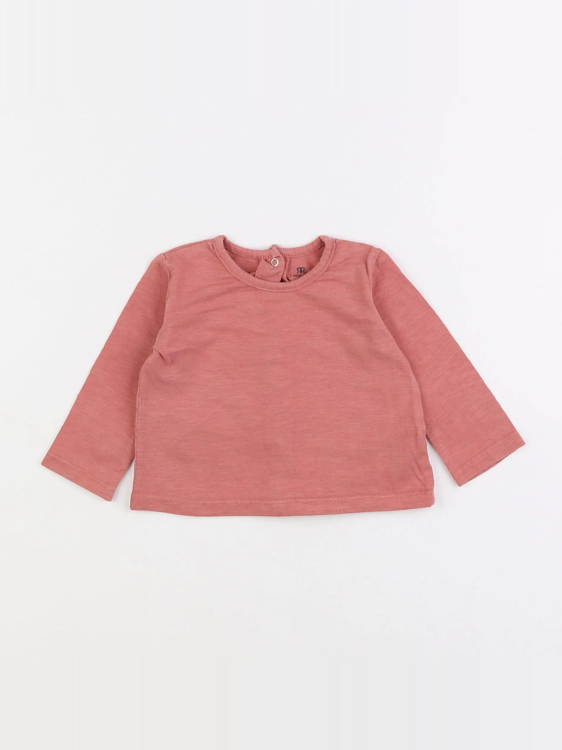 La Redoute - tee-shirt rose - 3 mois