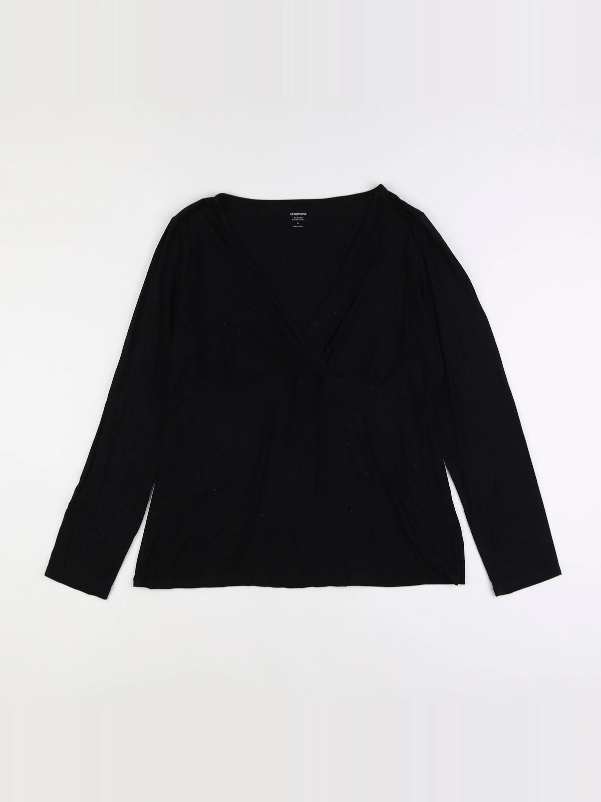 Seraphine - tee-shirt grossesse, allaitement noir - 44 à 46