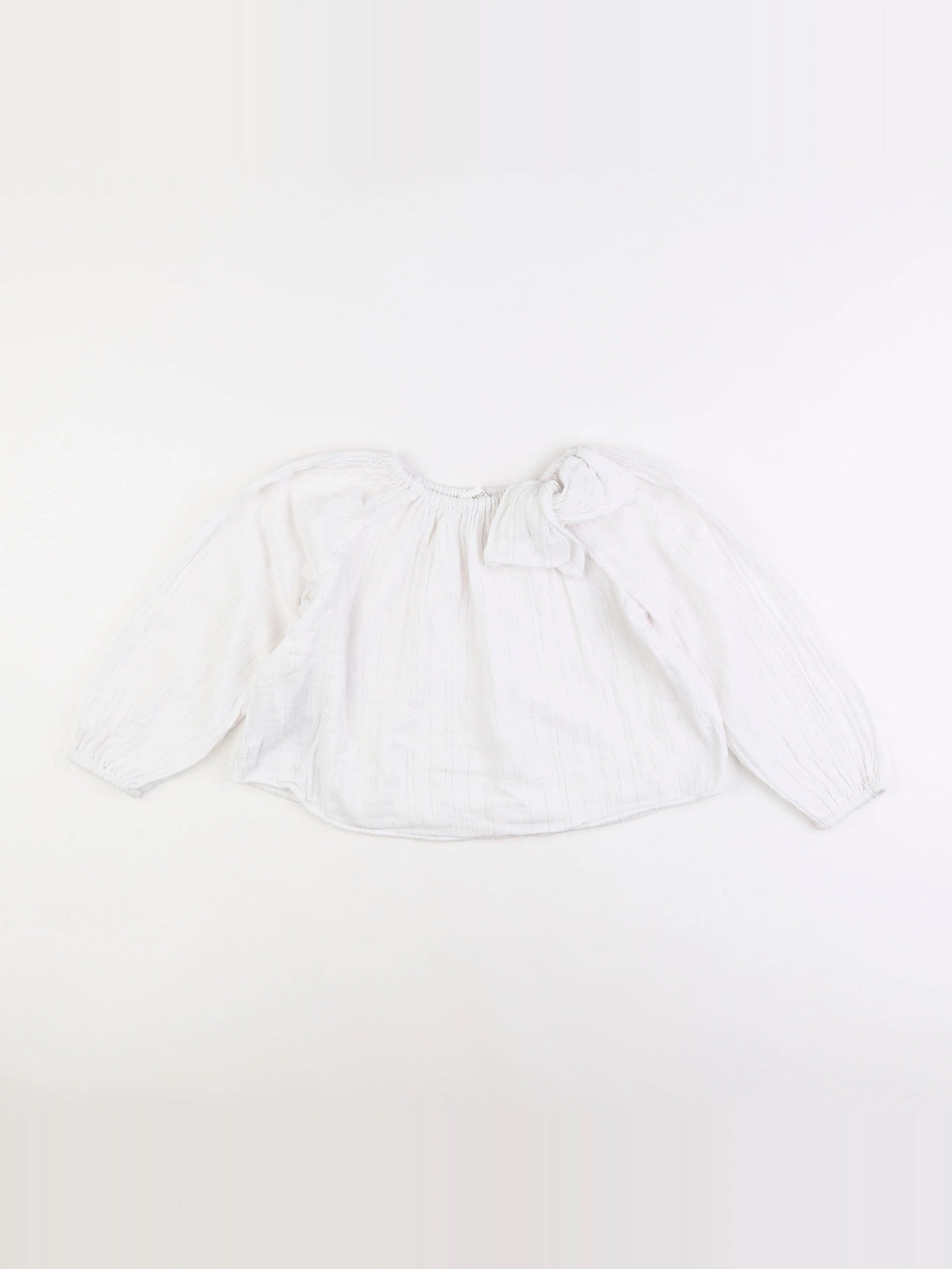 Mango - blouse blanc, or - 6 ans