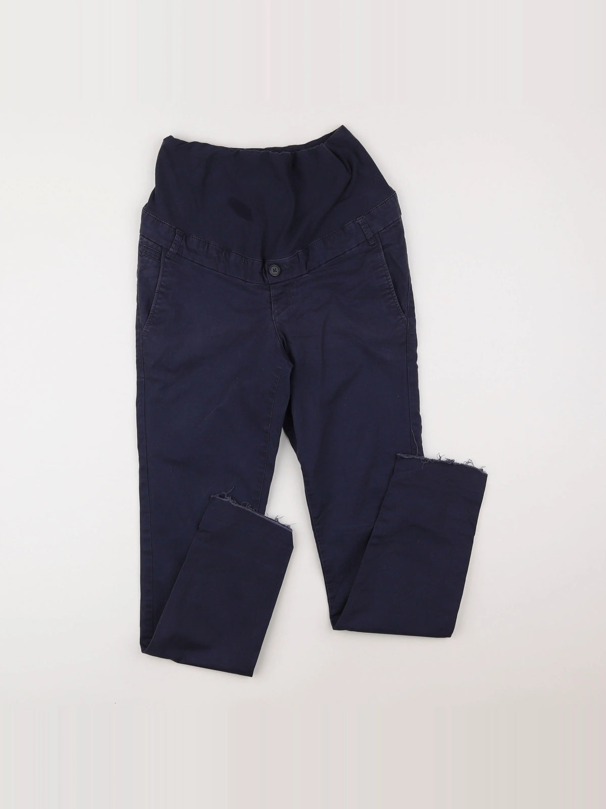 H&M - pantalon grossesse bleu - 34