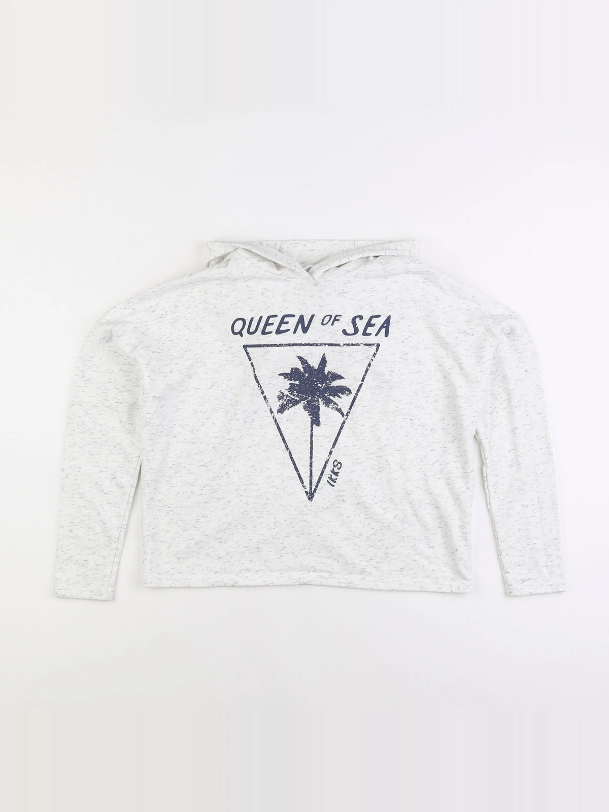 IKKS - sweat gris, bleu - 14 ans