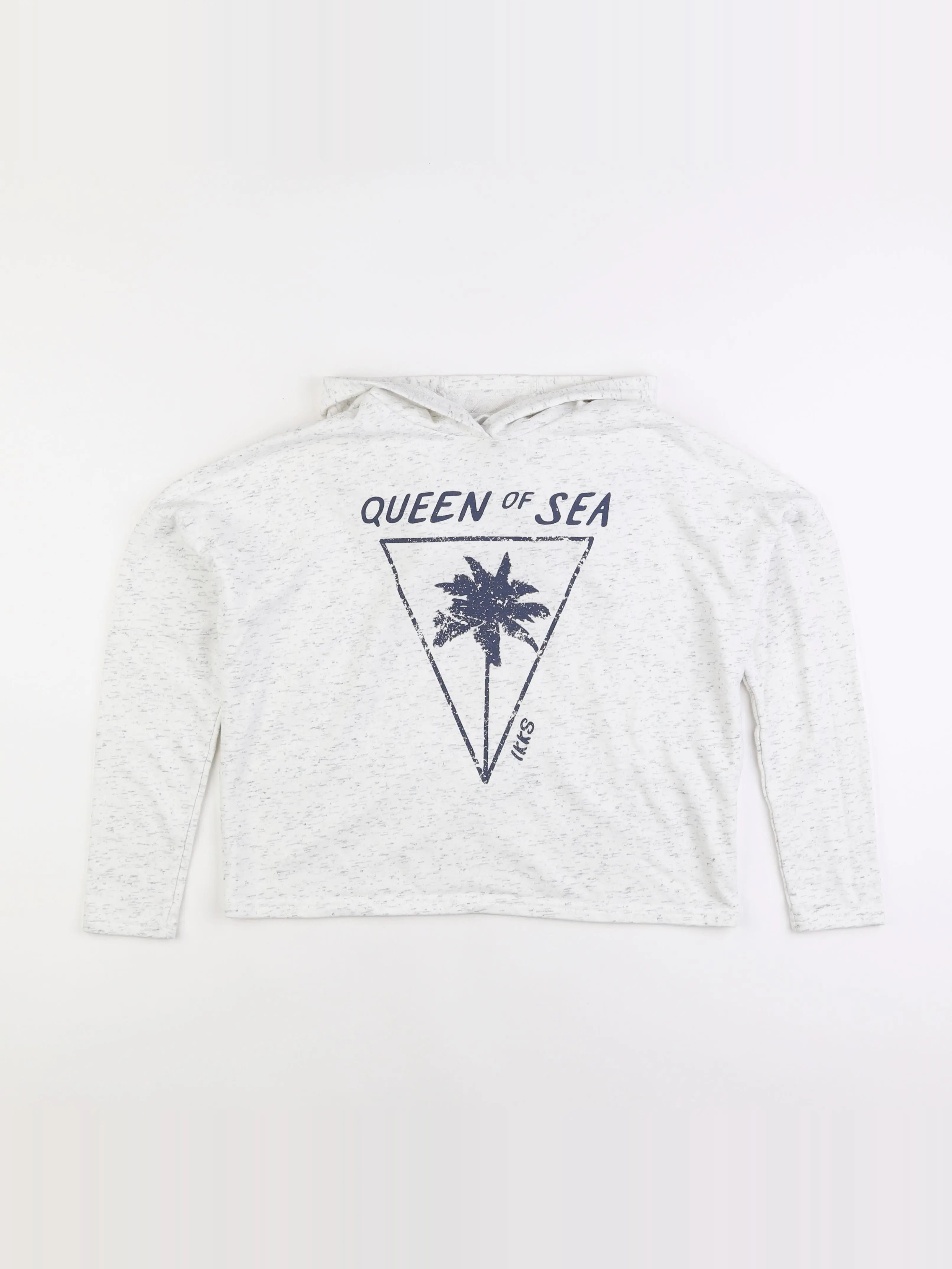 IKKS - sweat gris, bleu - 14 ans