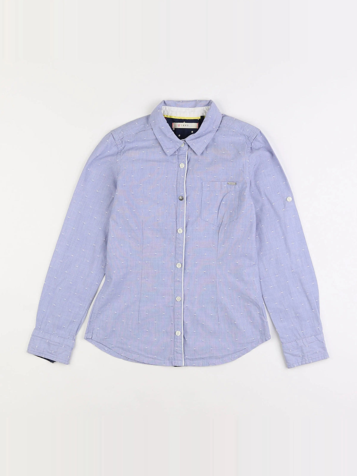 IKKS - chemise bleu - 10 ans