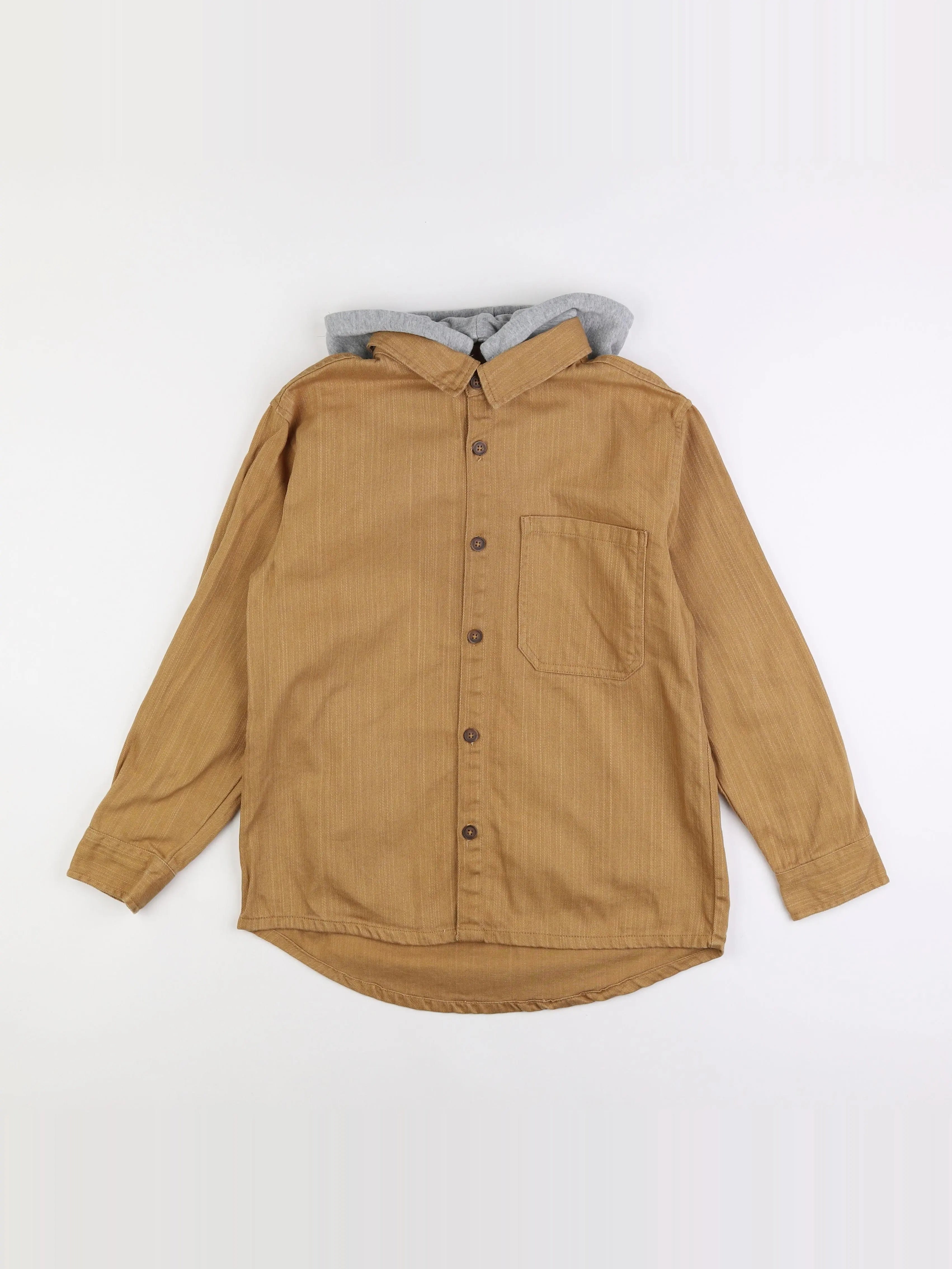 Monoprix - chemise marron - 12 ans