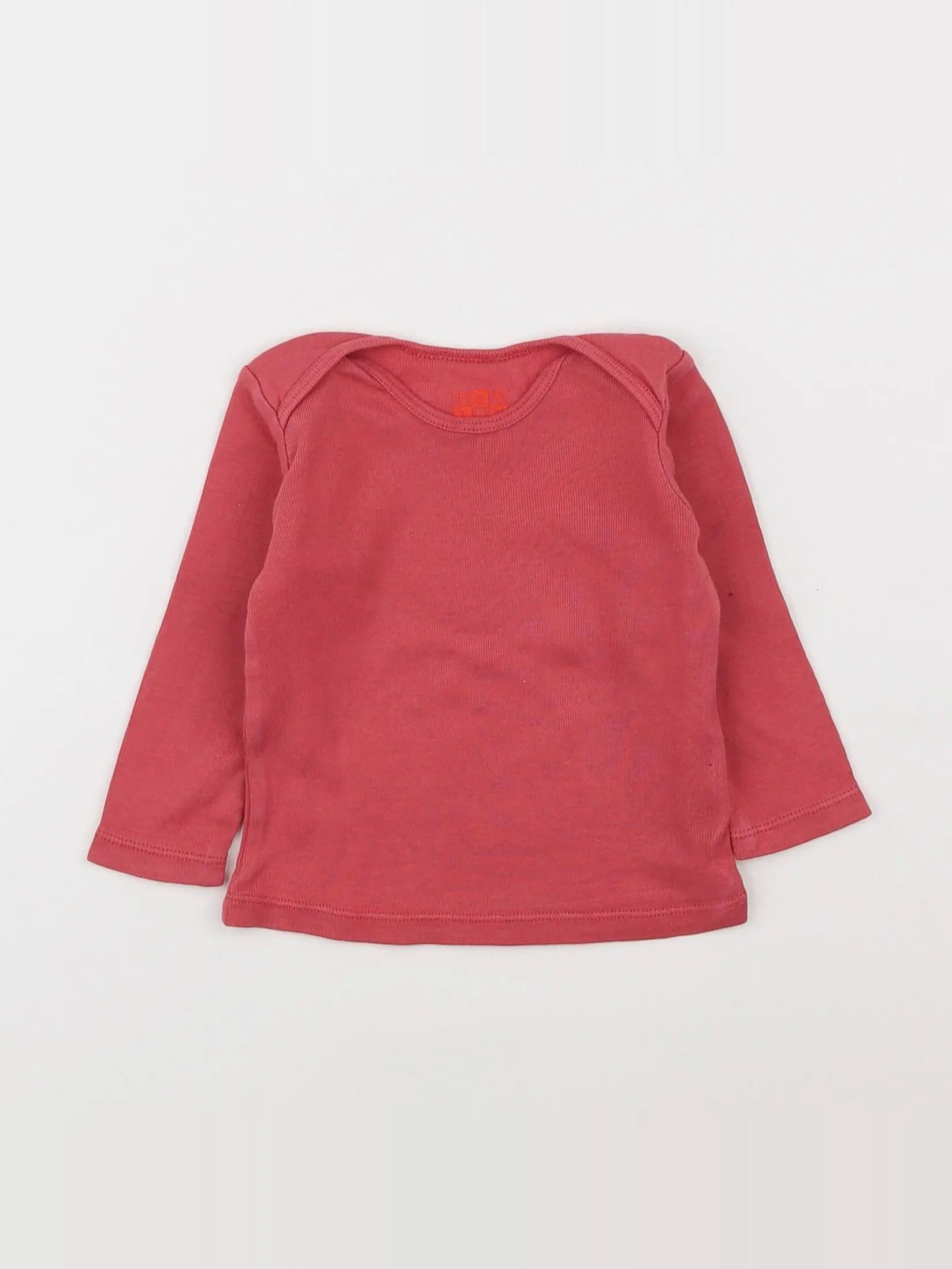 Bonton - tee-shirt rose - 6 mois