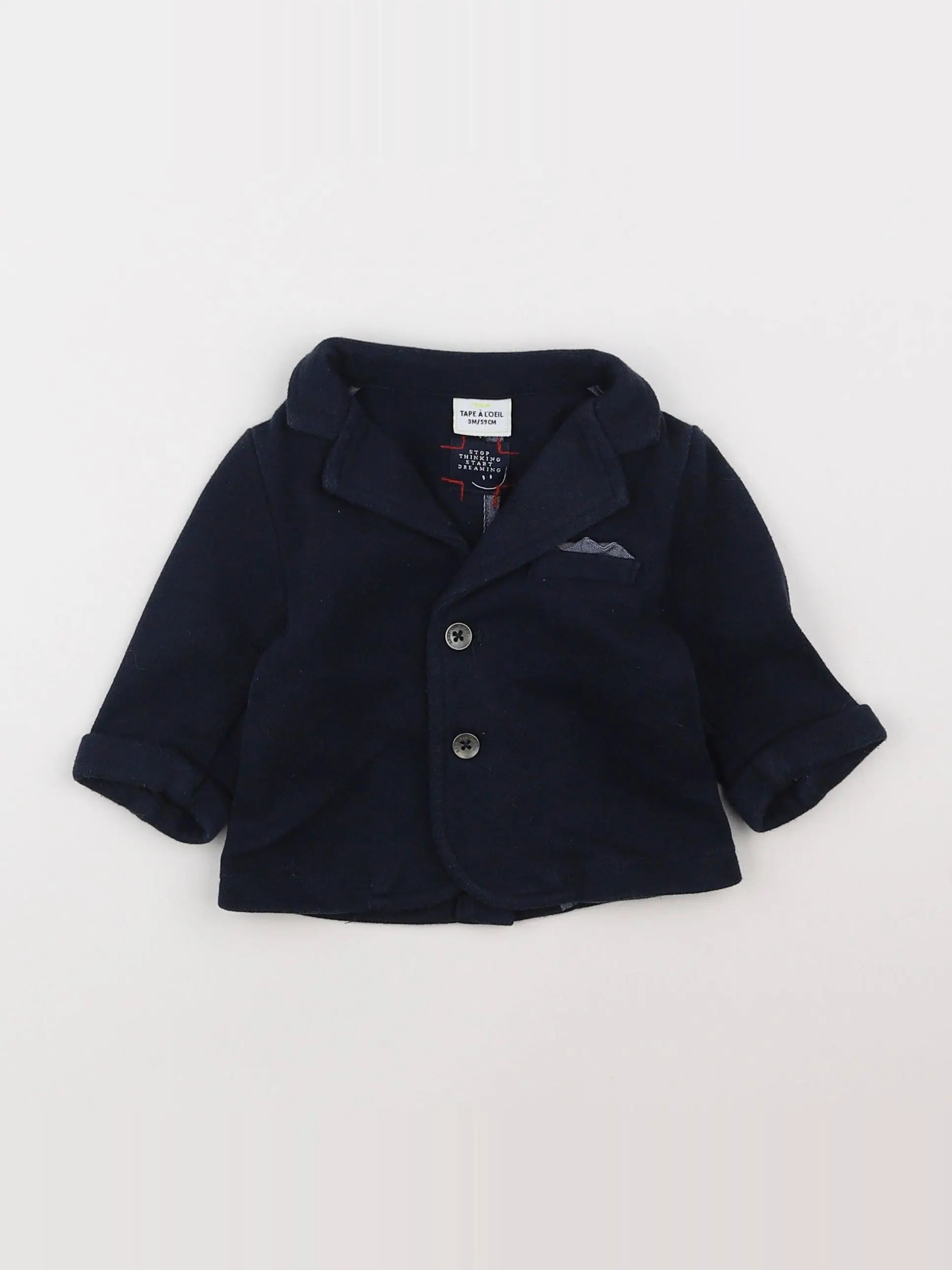 Tape à l'oeil - veste bleu - 3 mois