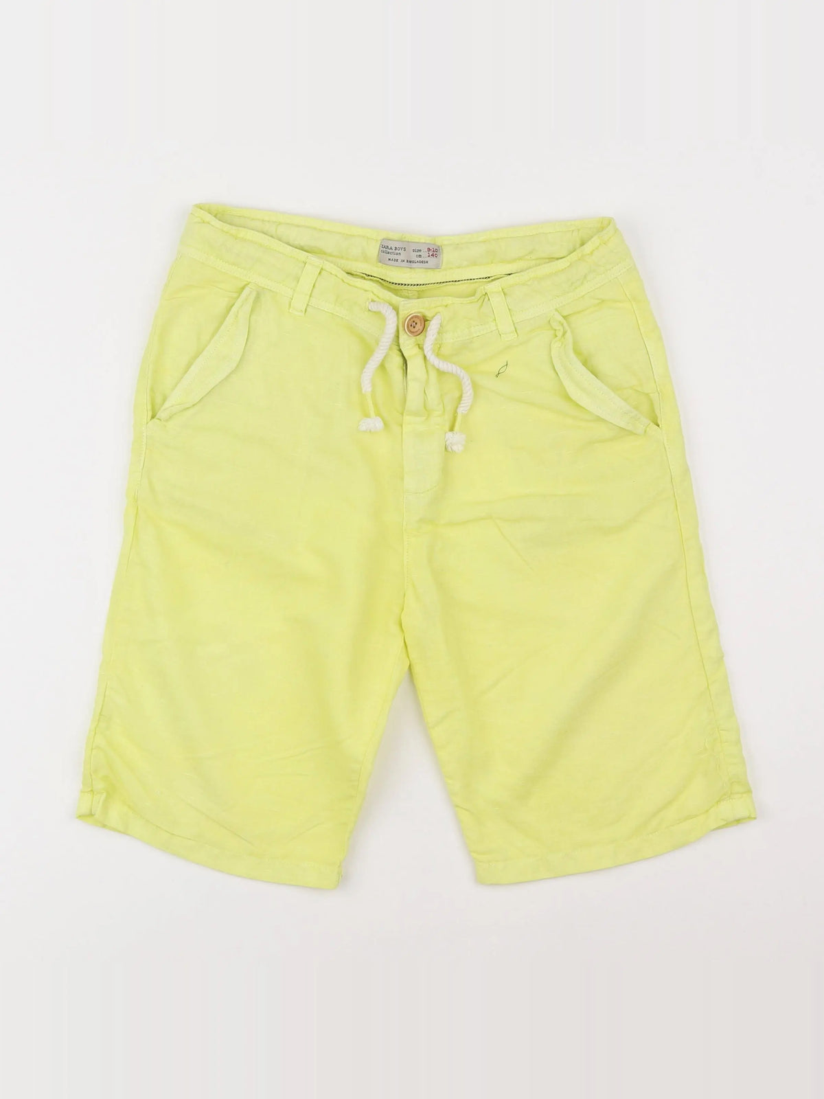 Zara - pantacourt jaune - 9 ans