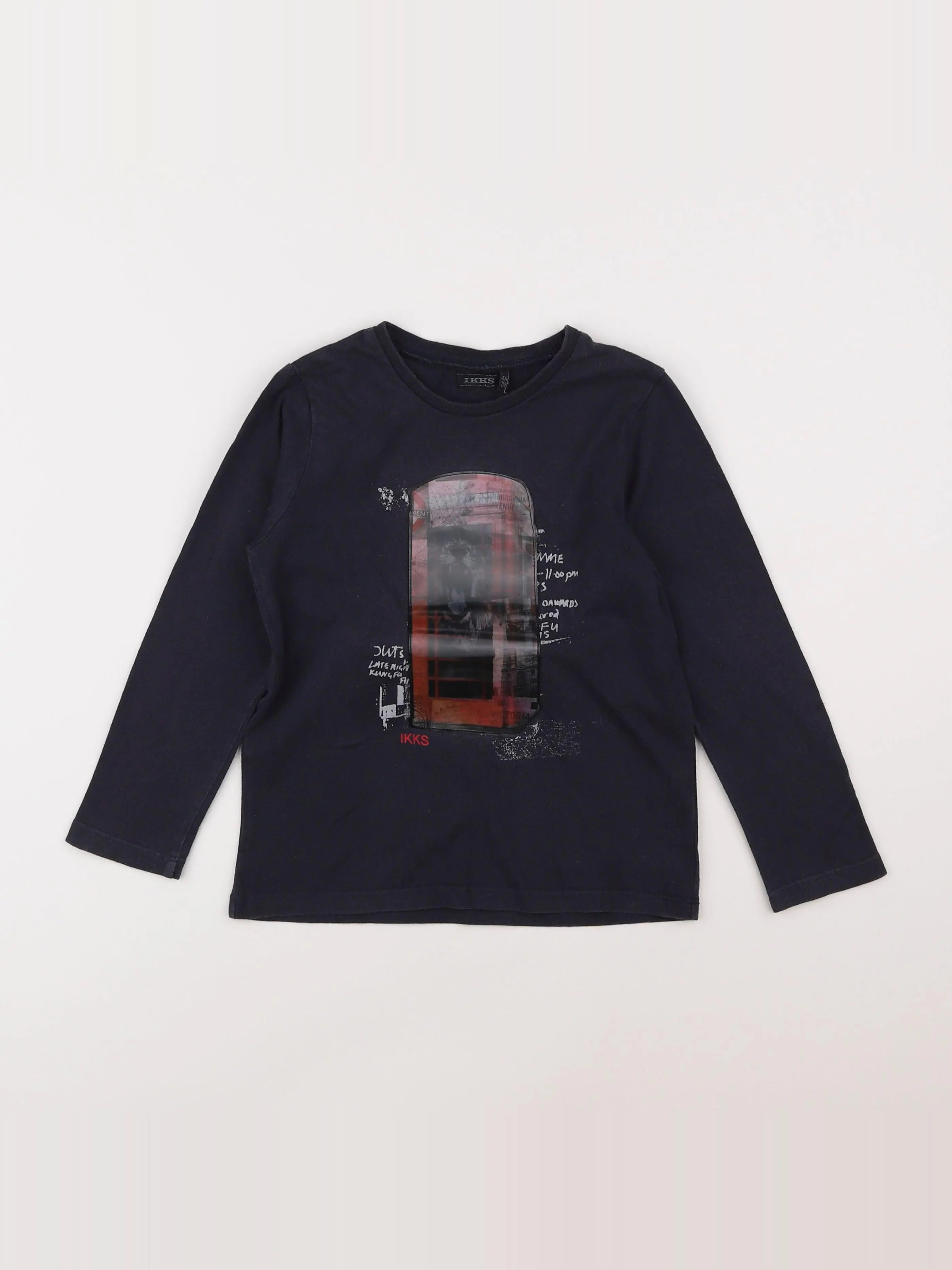 IKKS - tee-shirt gris - 5 ans