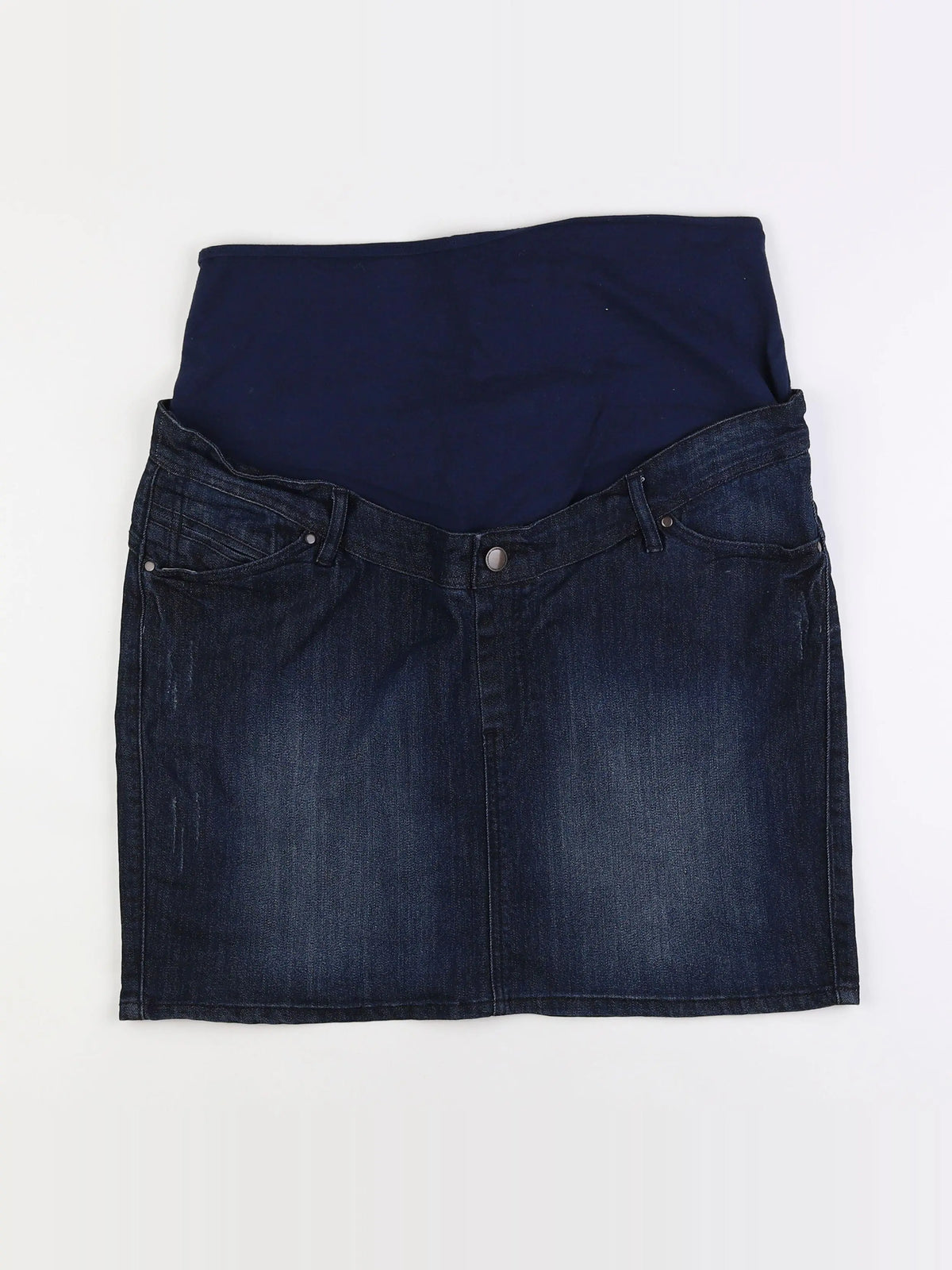 Kiabi - jupe grossesse bleu - 44