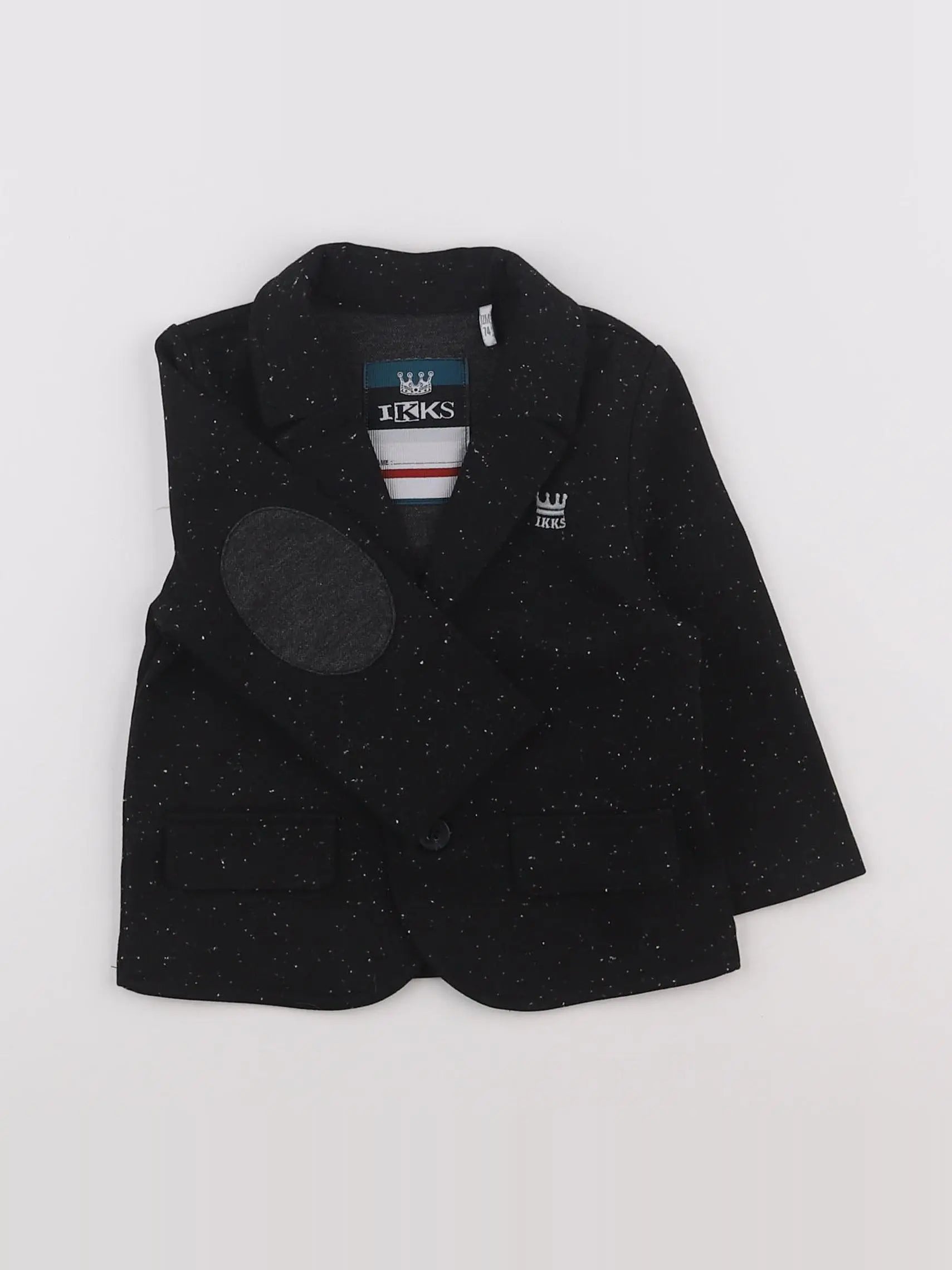 IKKS - veste noir - 12 mois