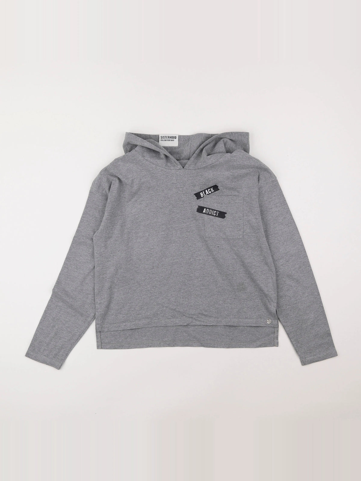 IKKS - sweat gris - 14 ans