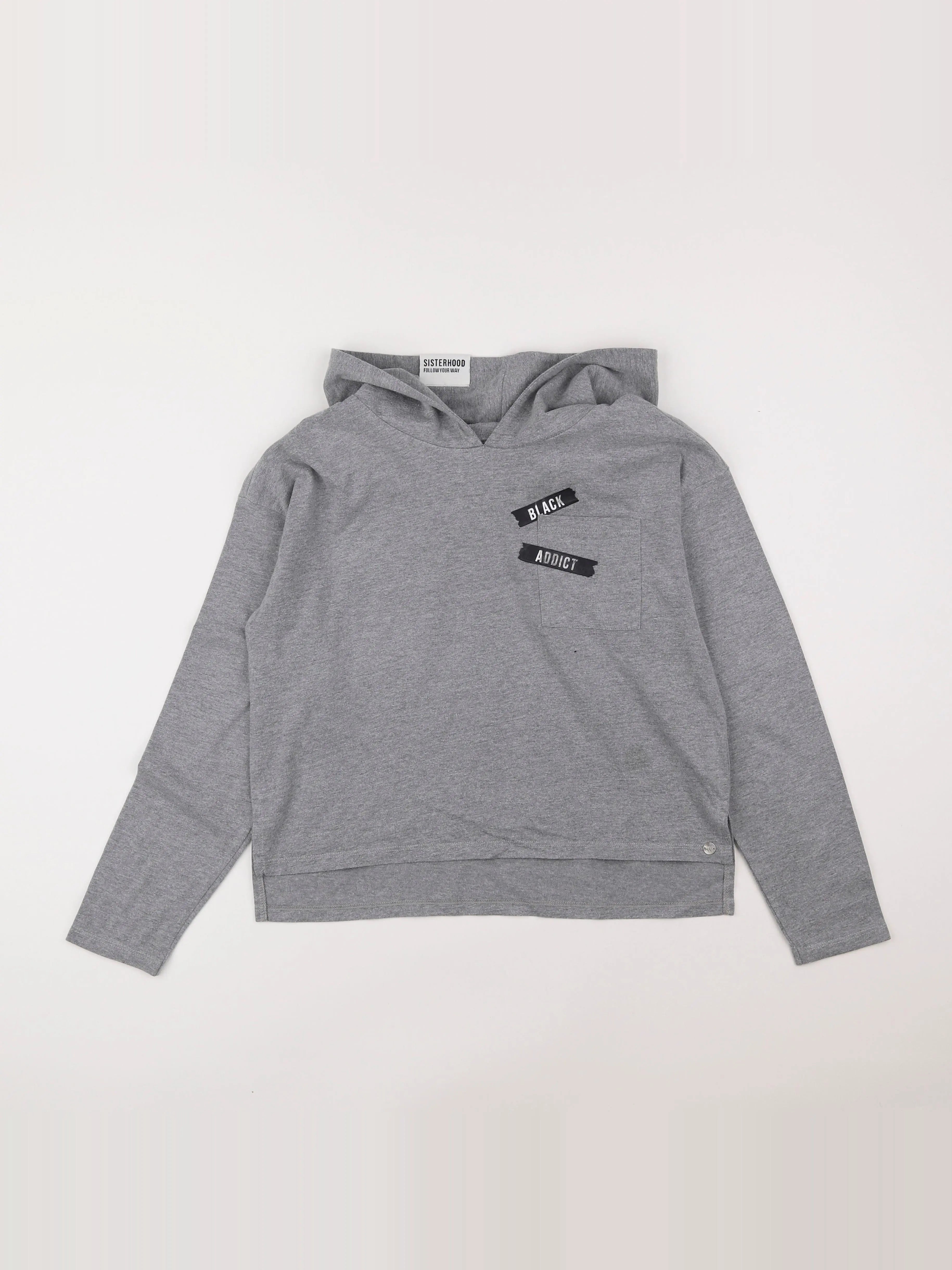 IKKS - sweat gris - 14 ans