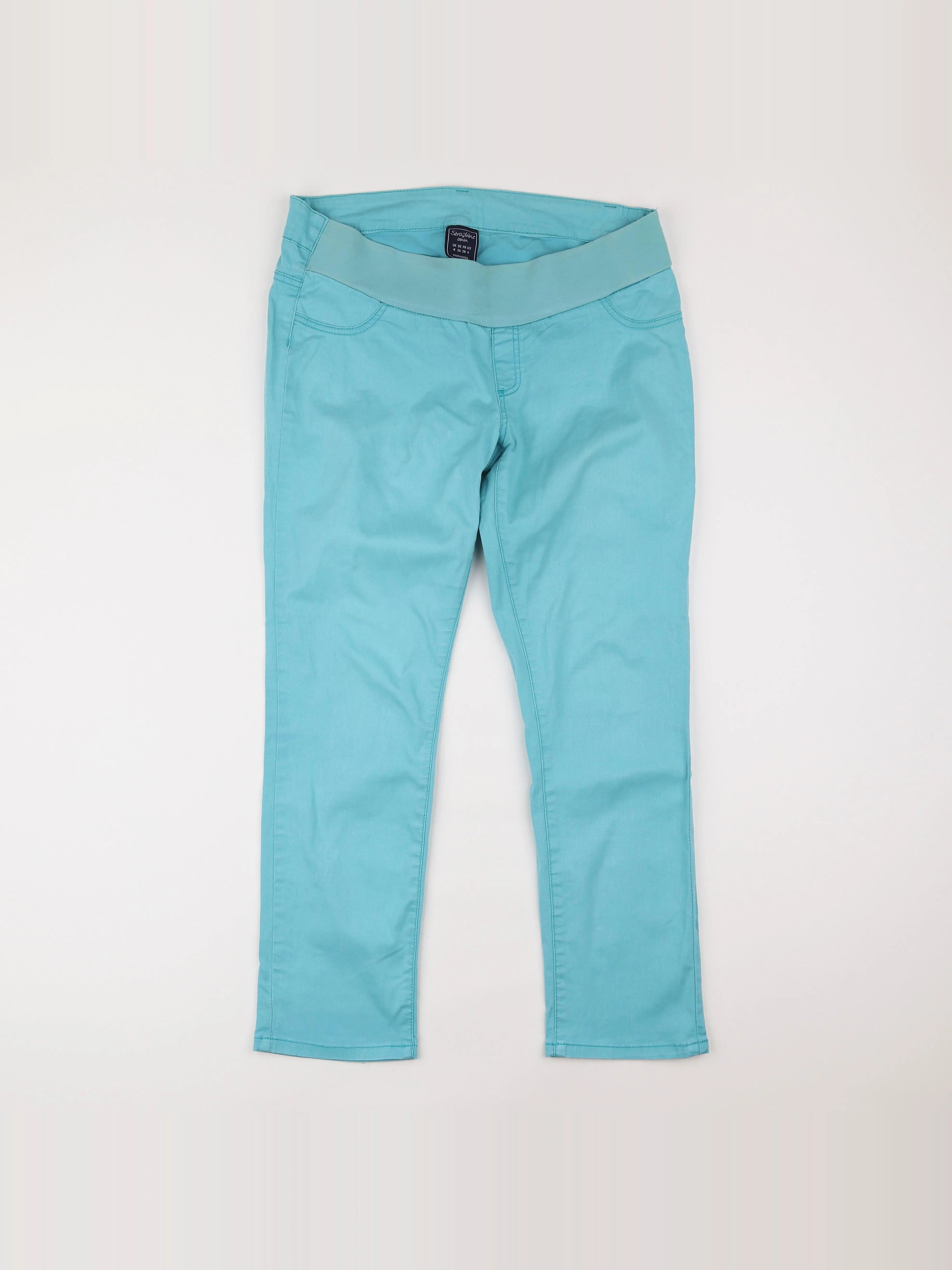 Seraphine - pantalon grossesse bleu - 38