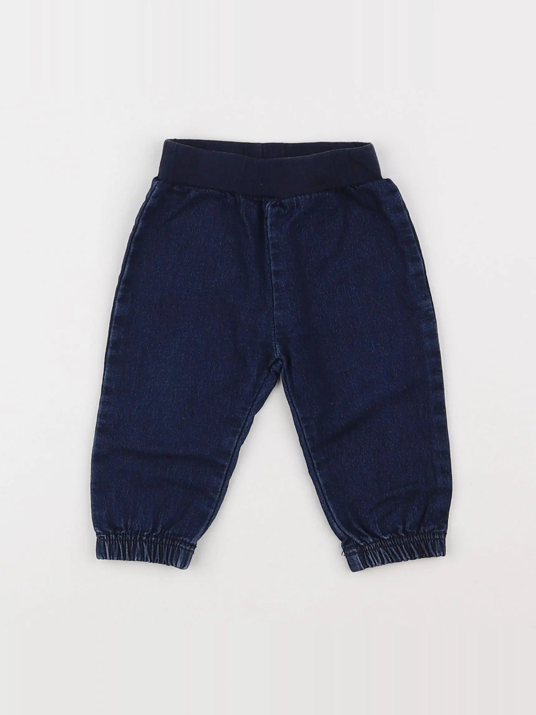 Petit Bateau - sarouel bleu - 6 mois