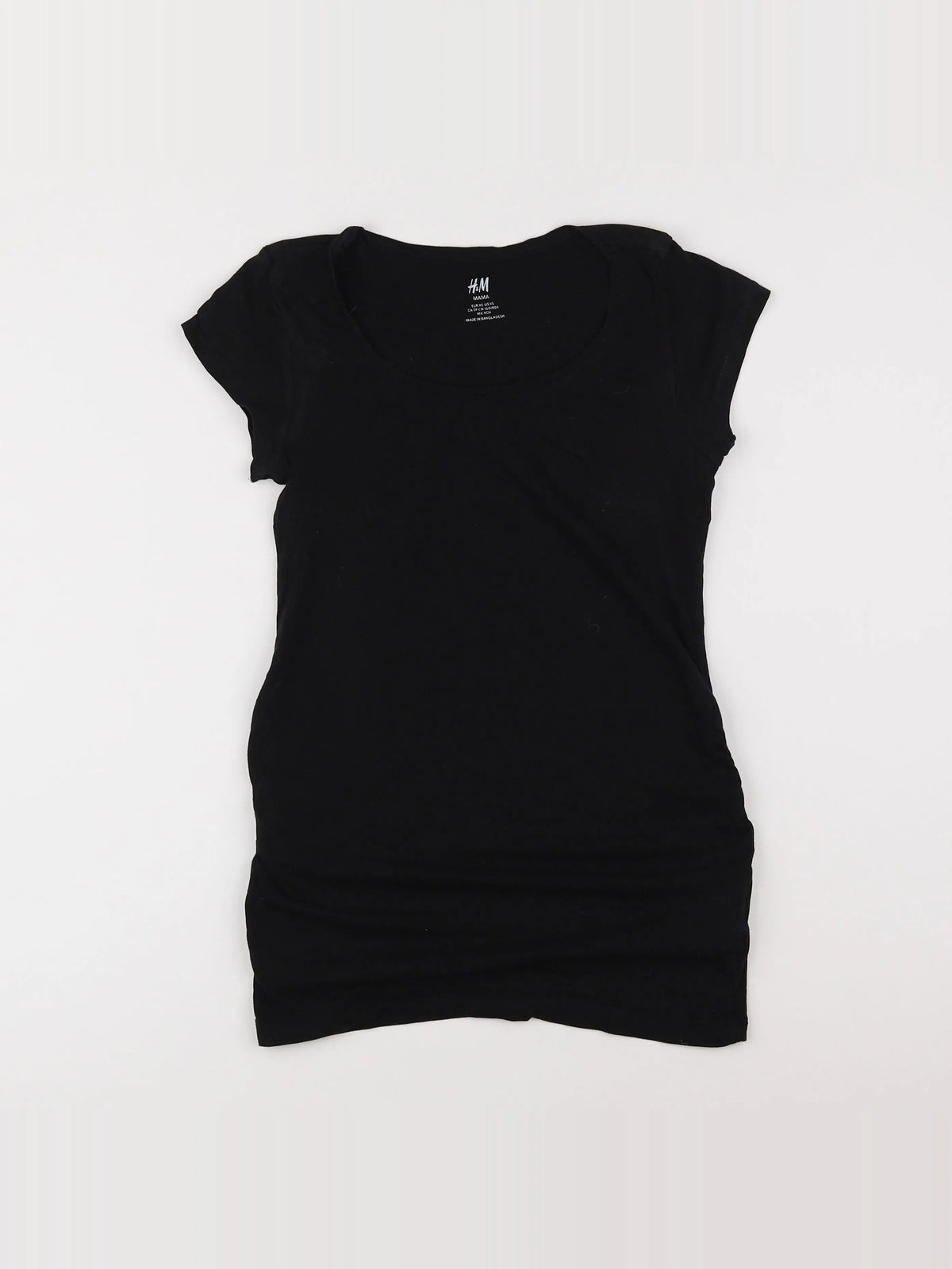 H&M - tee-shirt grossesse noir - 34 à 36