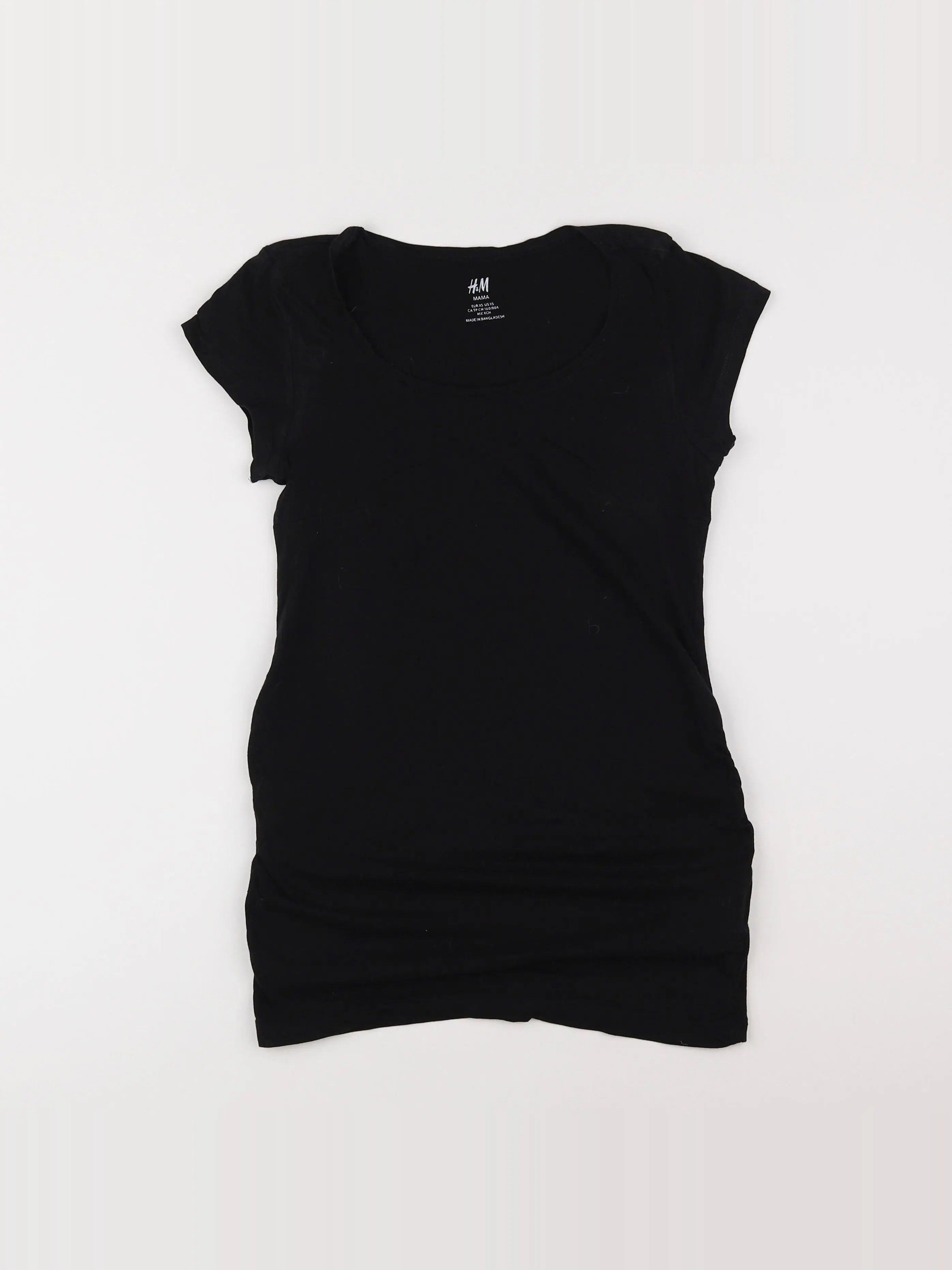 H&M - tee-shirt grossesse noir - 34 à 36