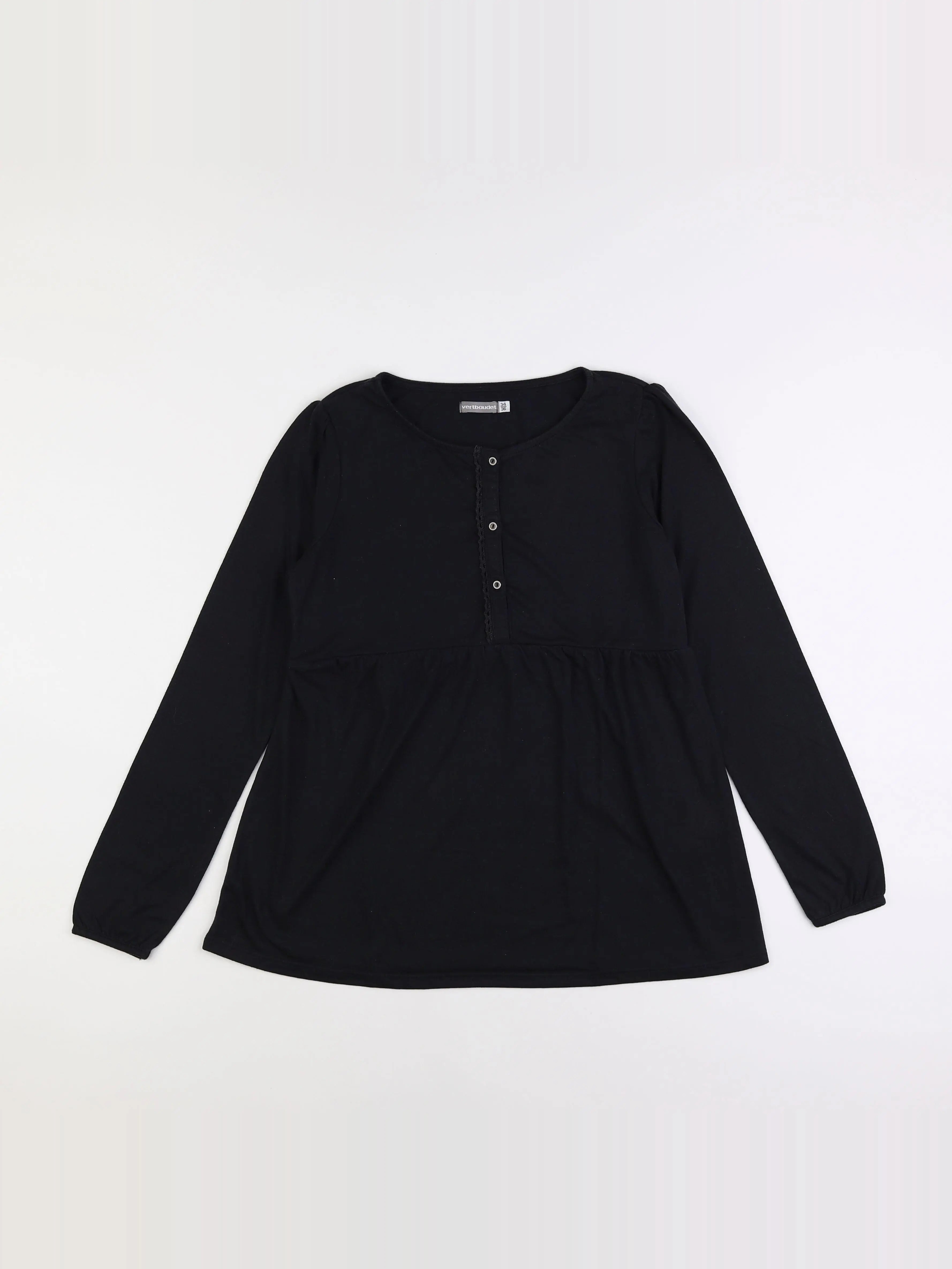 Vertbaudet - tee-shirt grossesse noir - 34 à 36